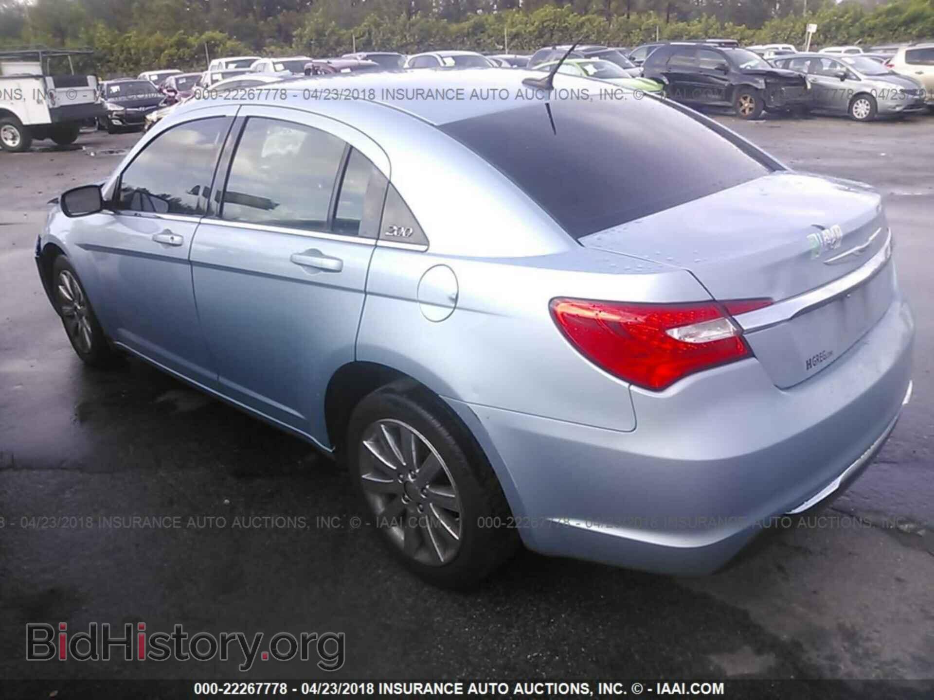 2012 Chrysler 200 - VIN: 1C3CCBBB6CN176528 - Фото 3