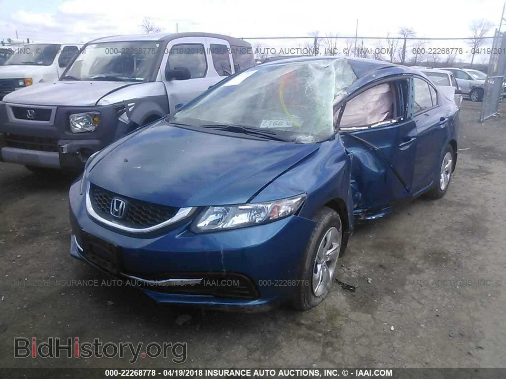 2013 Honda Civic - VIN: 19XFB2F55DE044270 - Фото 2