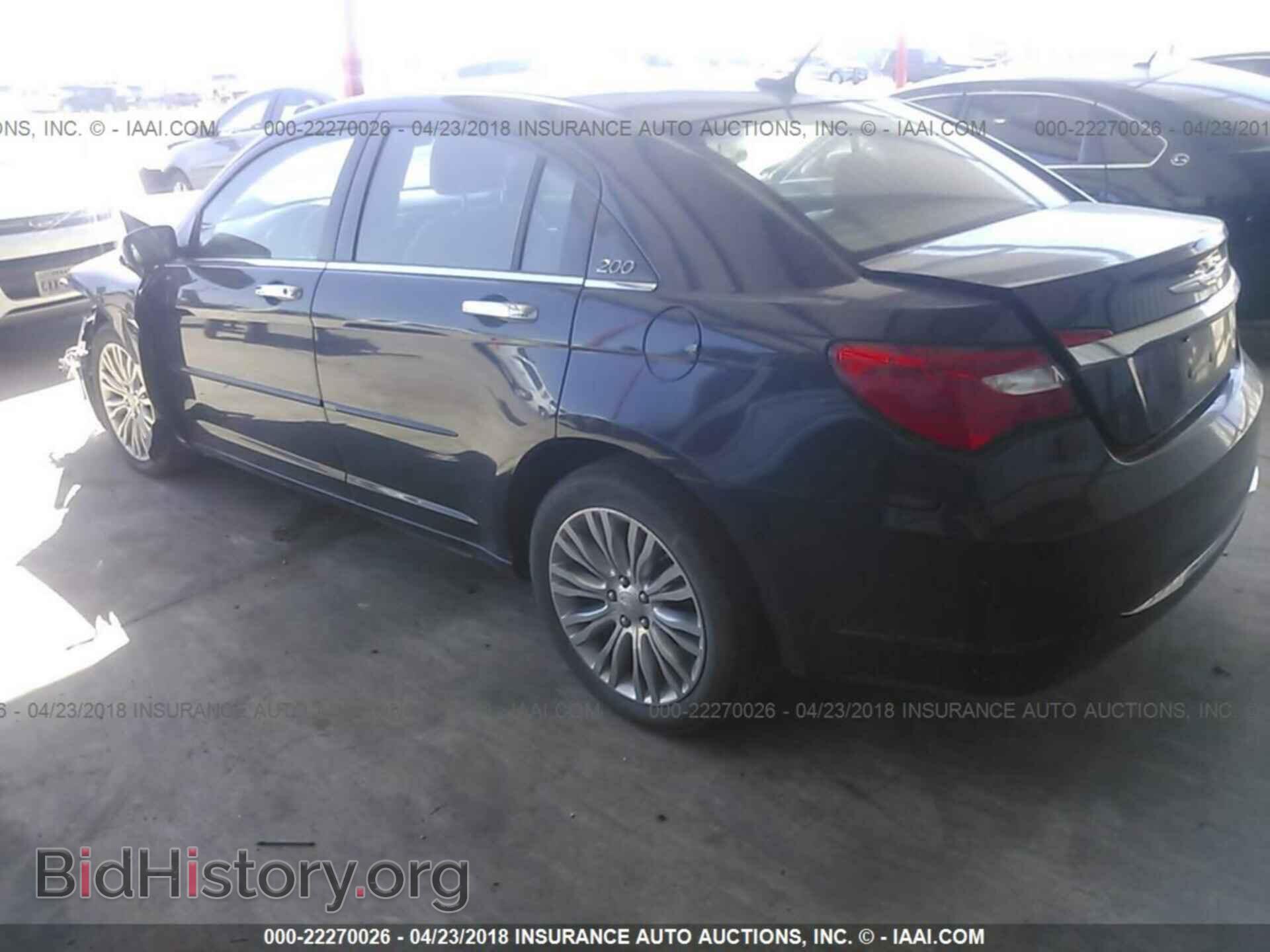 2012 Chrysler 200 - VIN: 1C3CCBCB0CN240125 - Фото 3