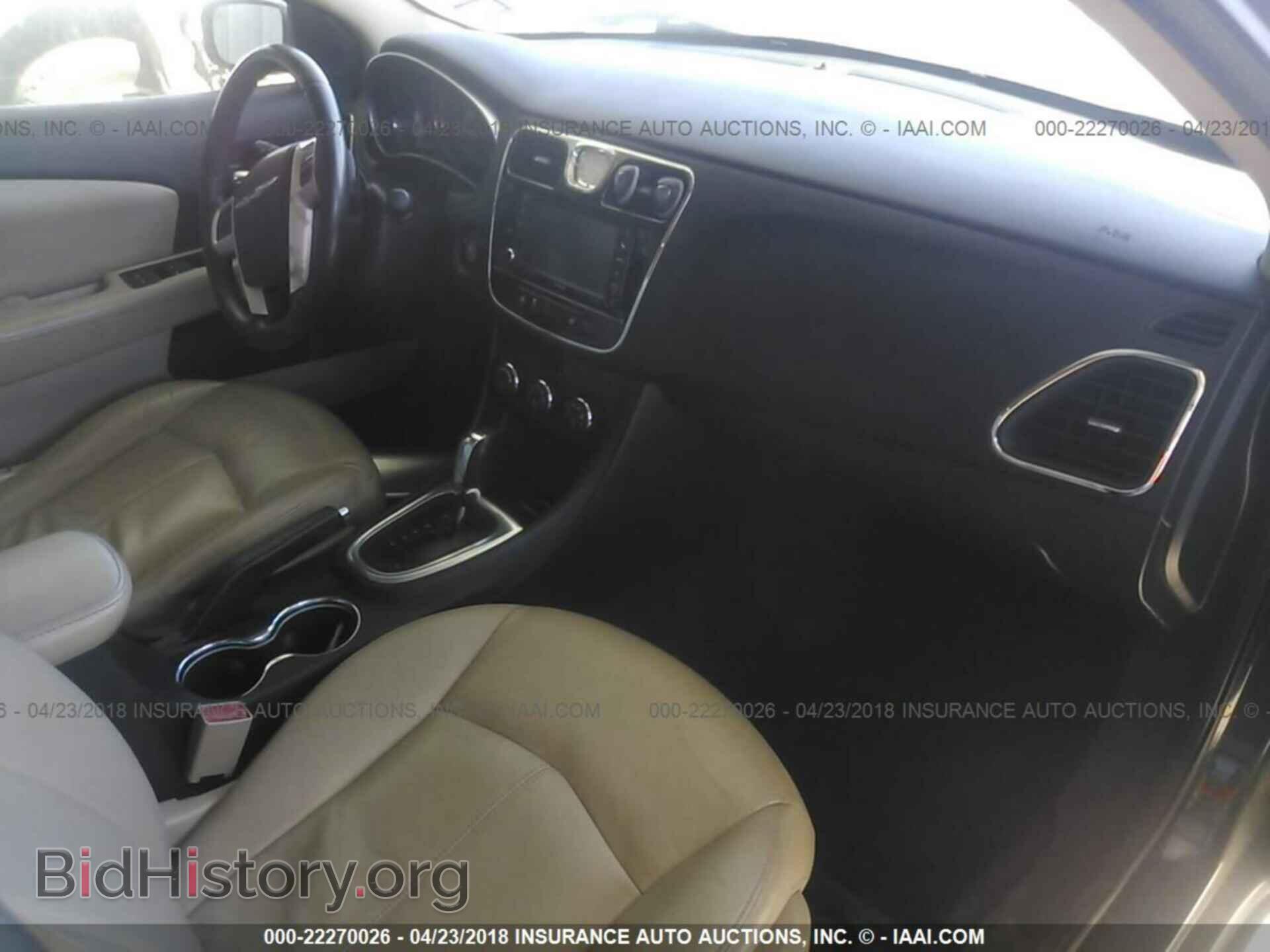2012 Chrysler 200 - VIN: 1C3CCBCB0CN240125 - Фото 5