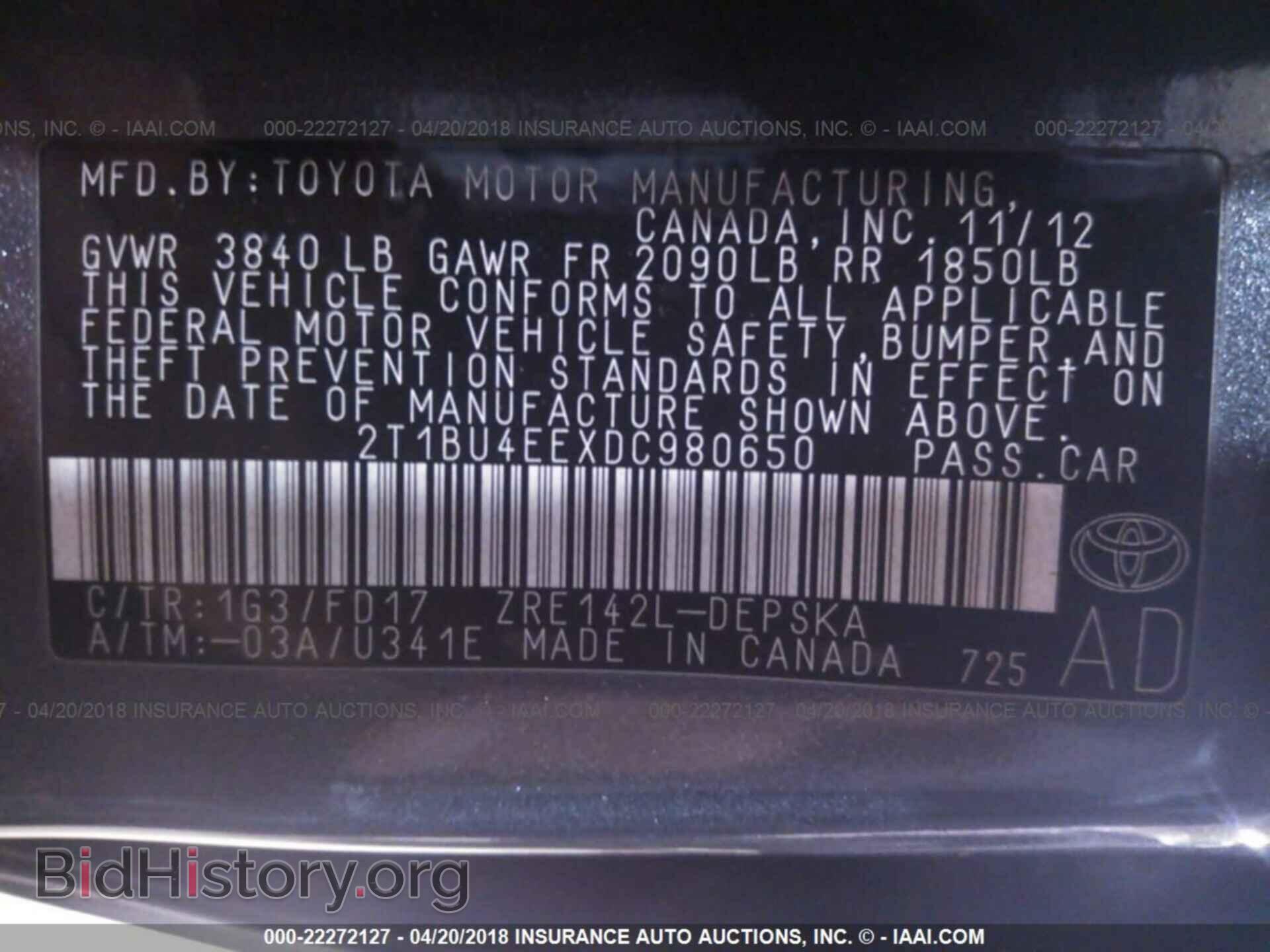 2013 Toyota Corolla - VIN: 2T1BU4EEXDC980650 - Photo 9