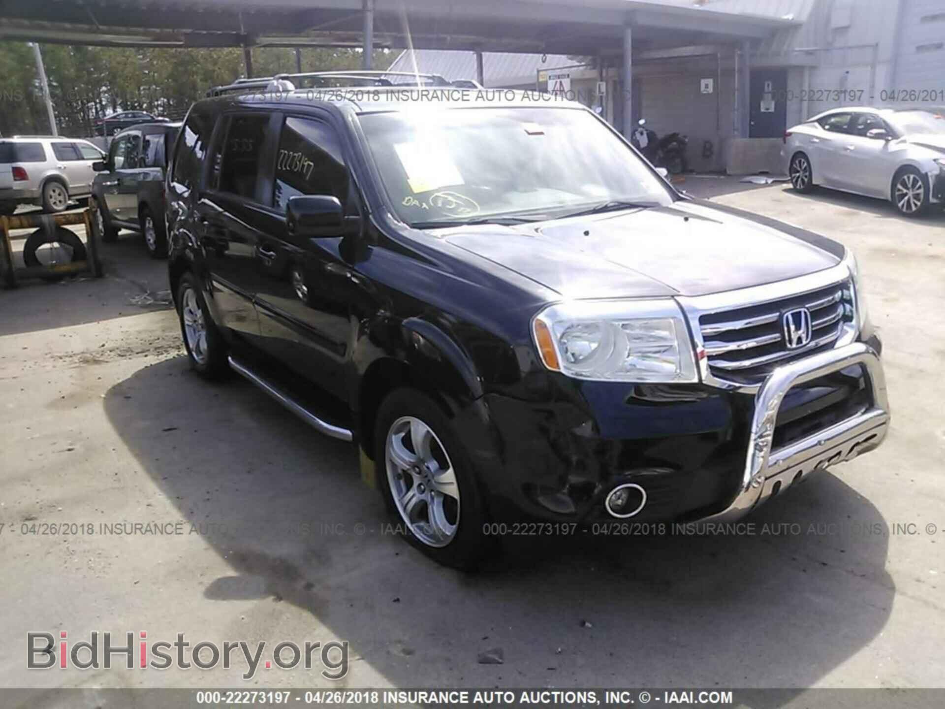 Photo 5FNYF4H53CB028017 - Honda Pilot 2012