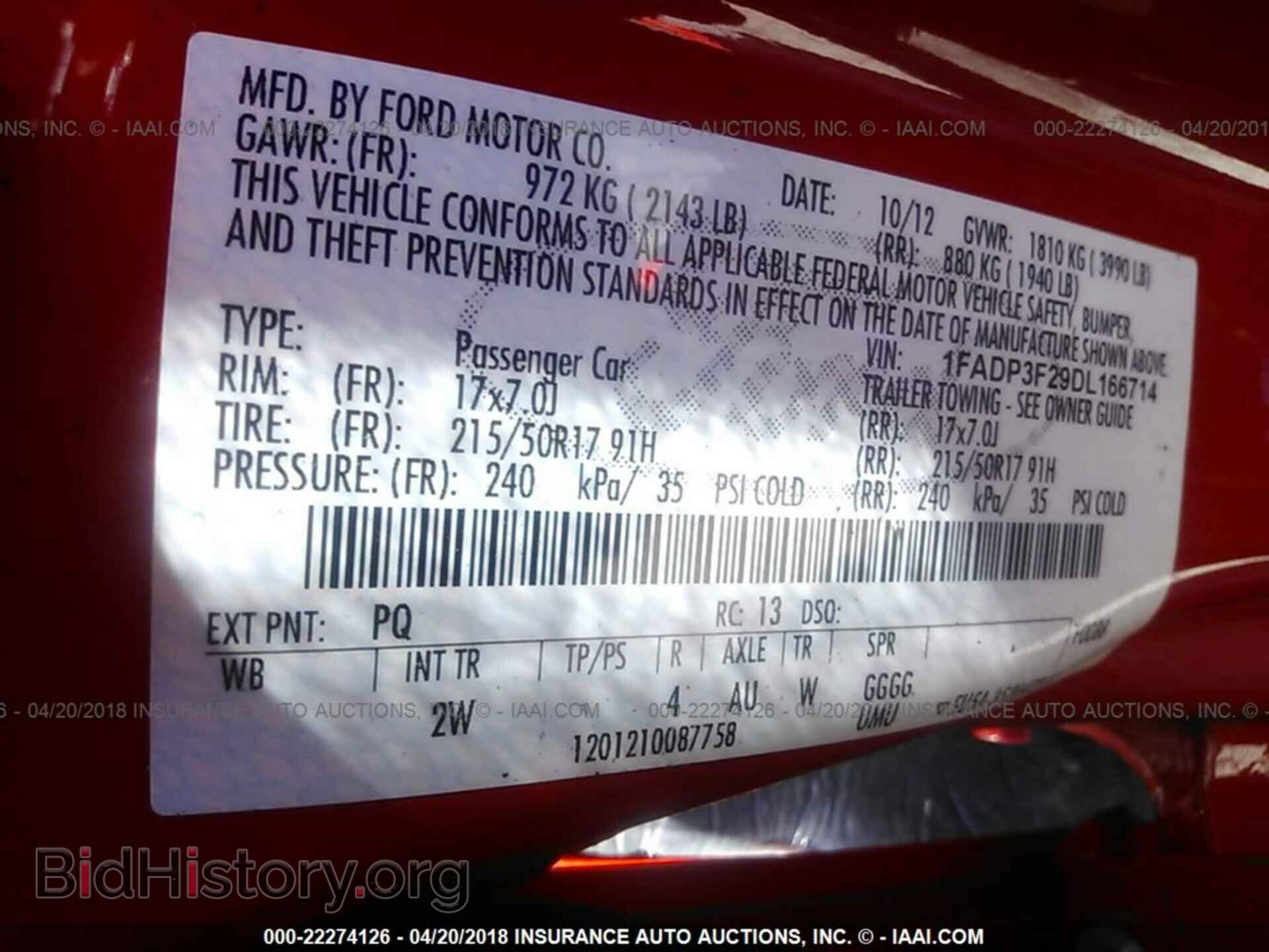 2013 Ford Focus - VIN: 1FADP3F29DL166714 - Photo 9