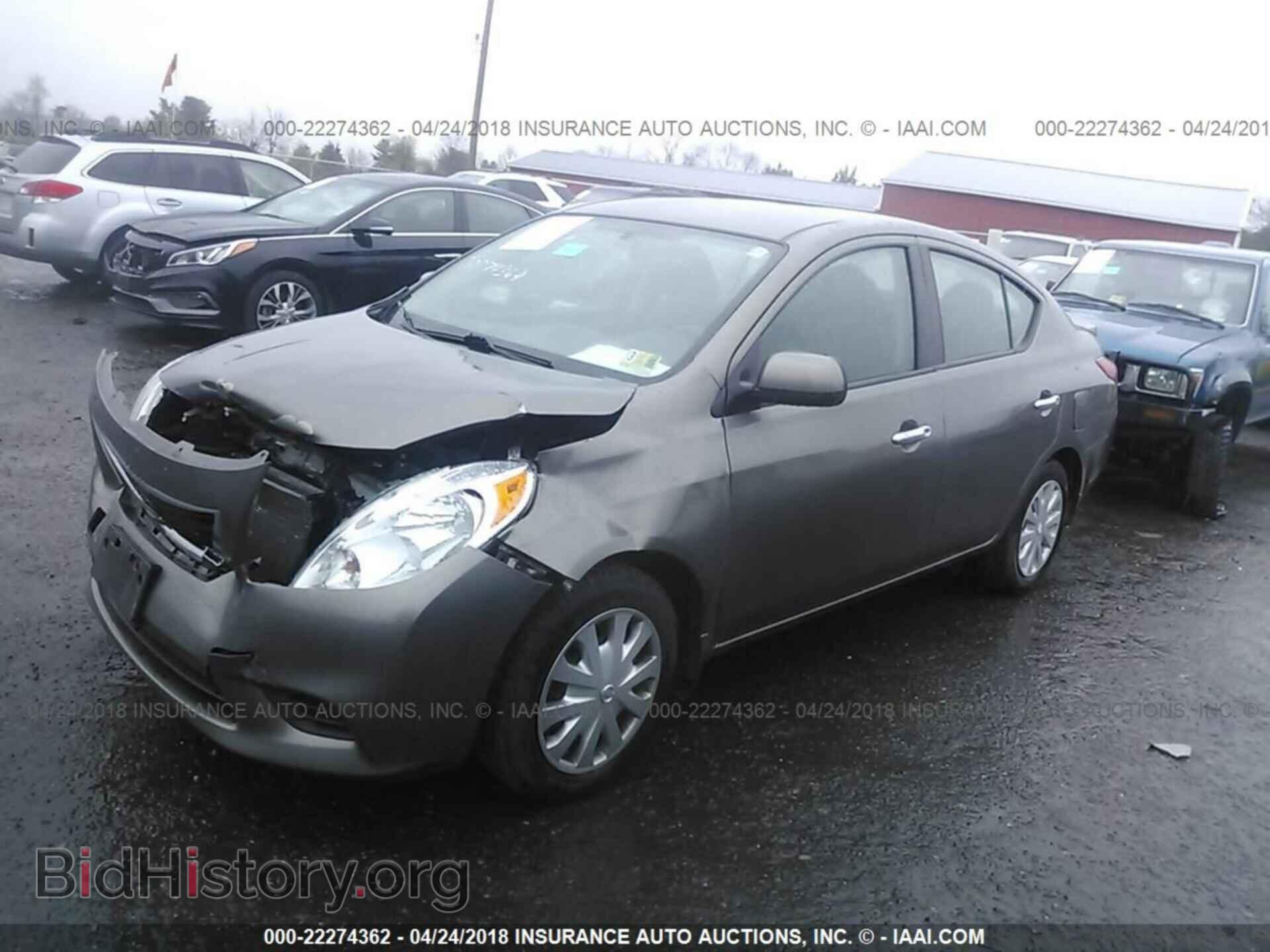 2013 Nissan Versa - VIN: 3N1CN7AP1DL876381 - Фото 2