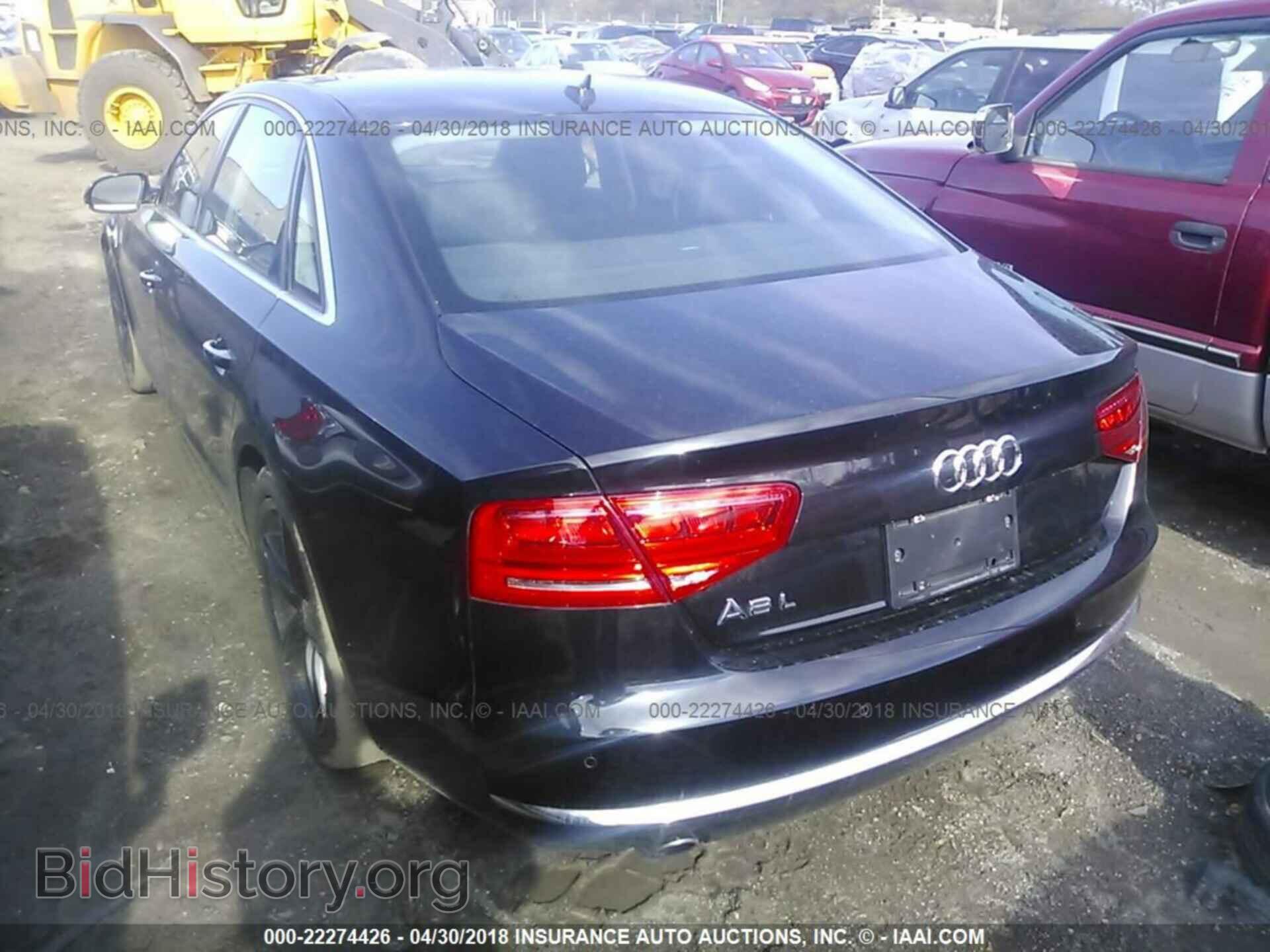 2013 Audi A8 - VIN: WAURGAFD4DN001838 - Фото 3