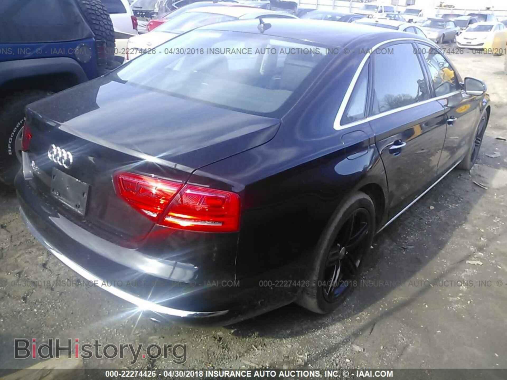 2013 Audi A8 - VIN: WAURGAFD4DN001838 - Фото 4