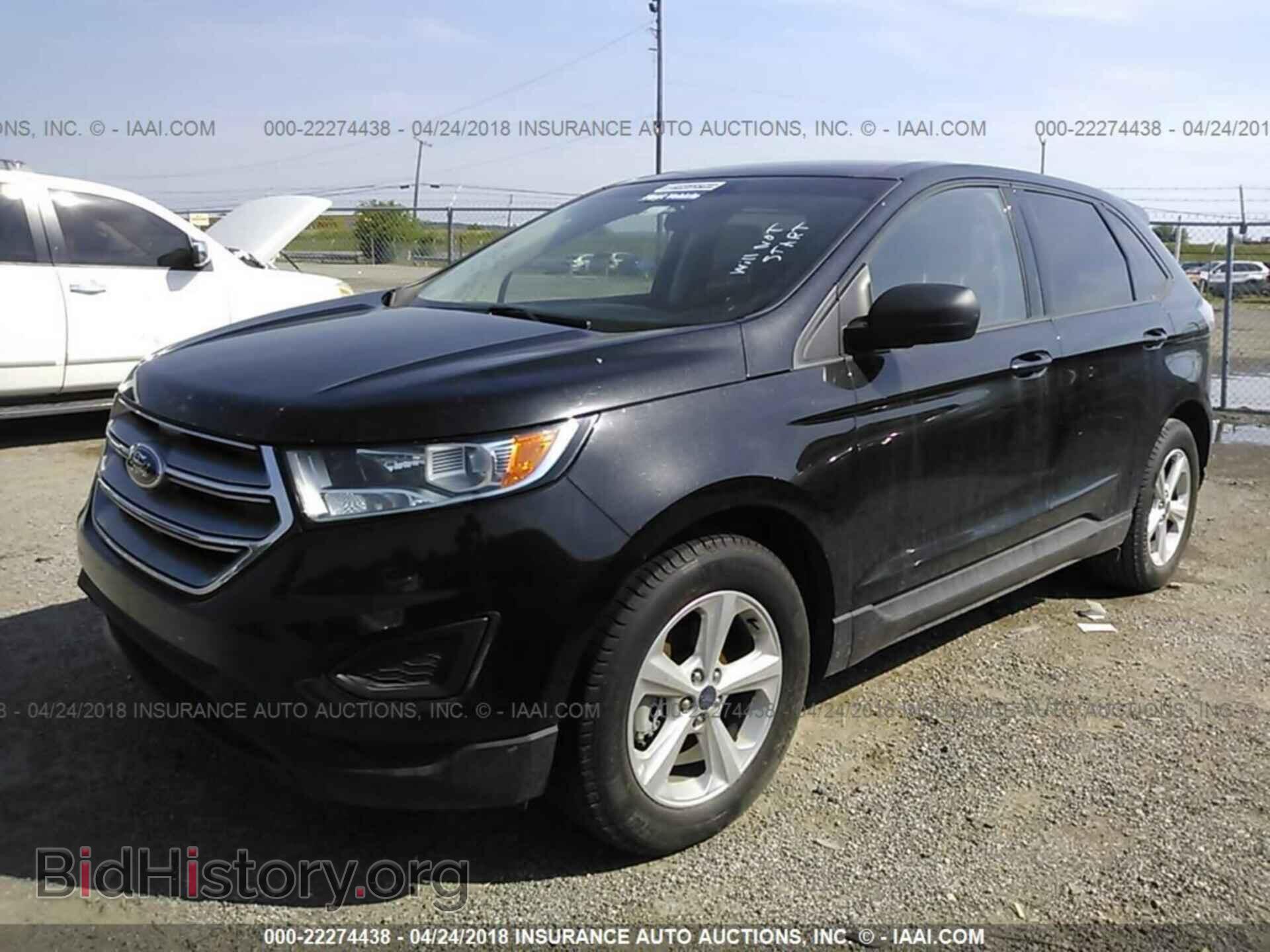 2015 Ford Edge - VIN: 2FMTK3G84FBB38583 - Фото 2