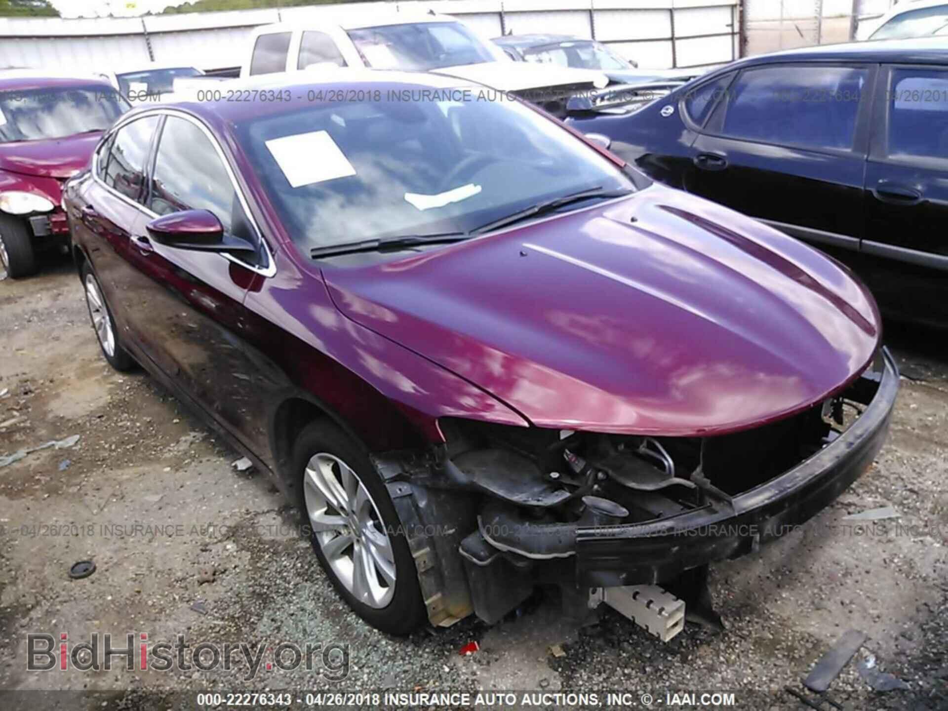 Photo 1C3CCCAB1FN646539 - Chrysler 200 2015