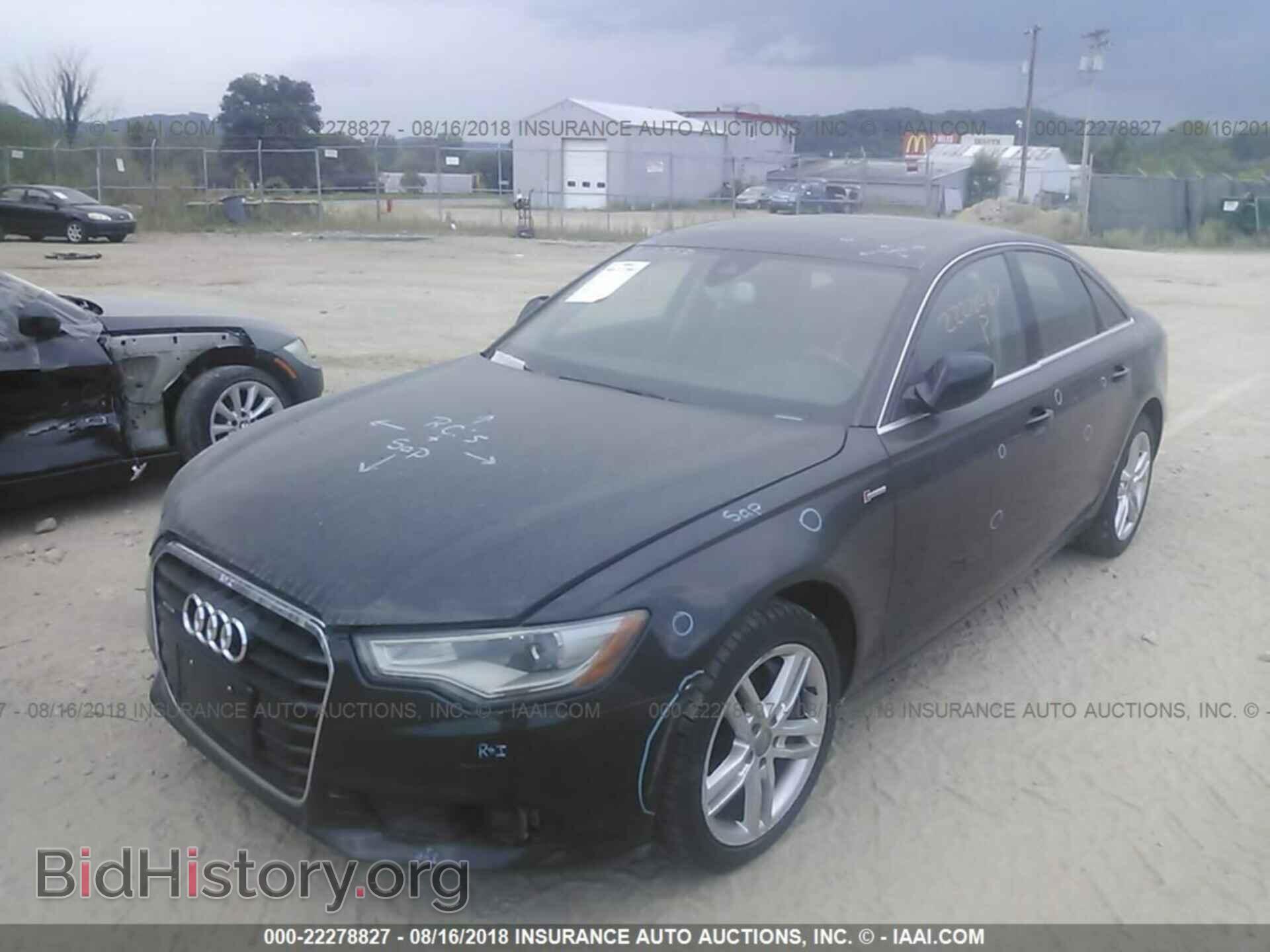2012 Audi A6 - VIN: WAUBGAFC1CN029412 - Фото 2