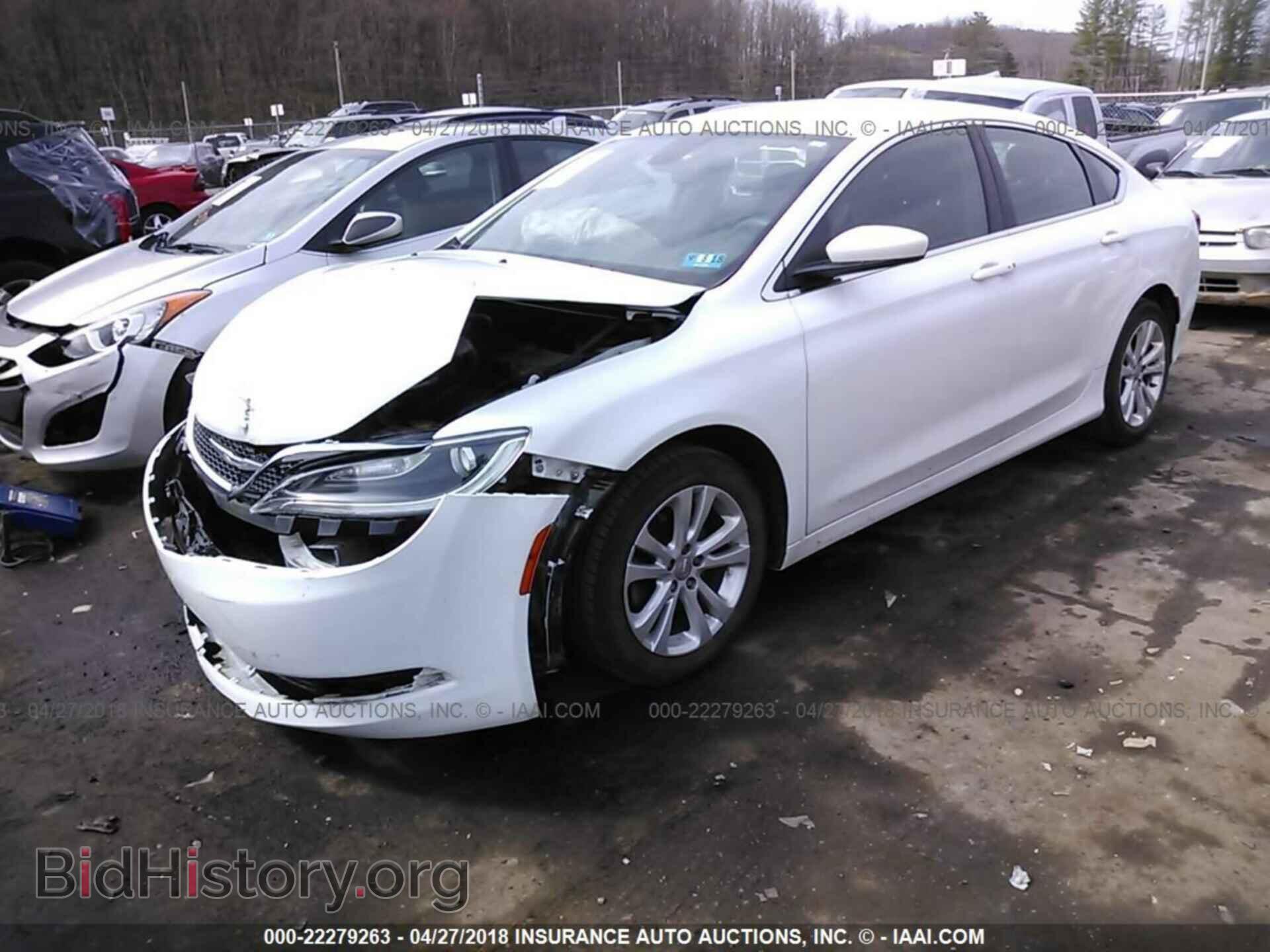 2015 Chrysler 200 - VIN: 1C3CCCAB1FN582986 - Фото 2