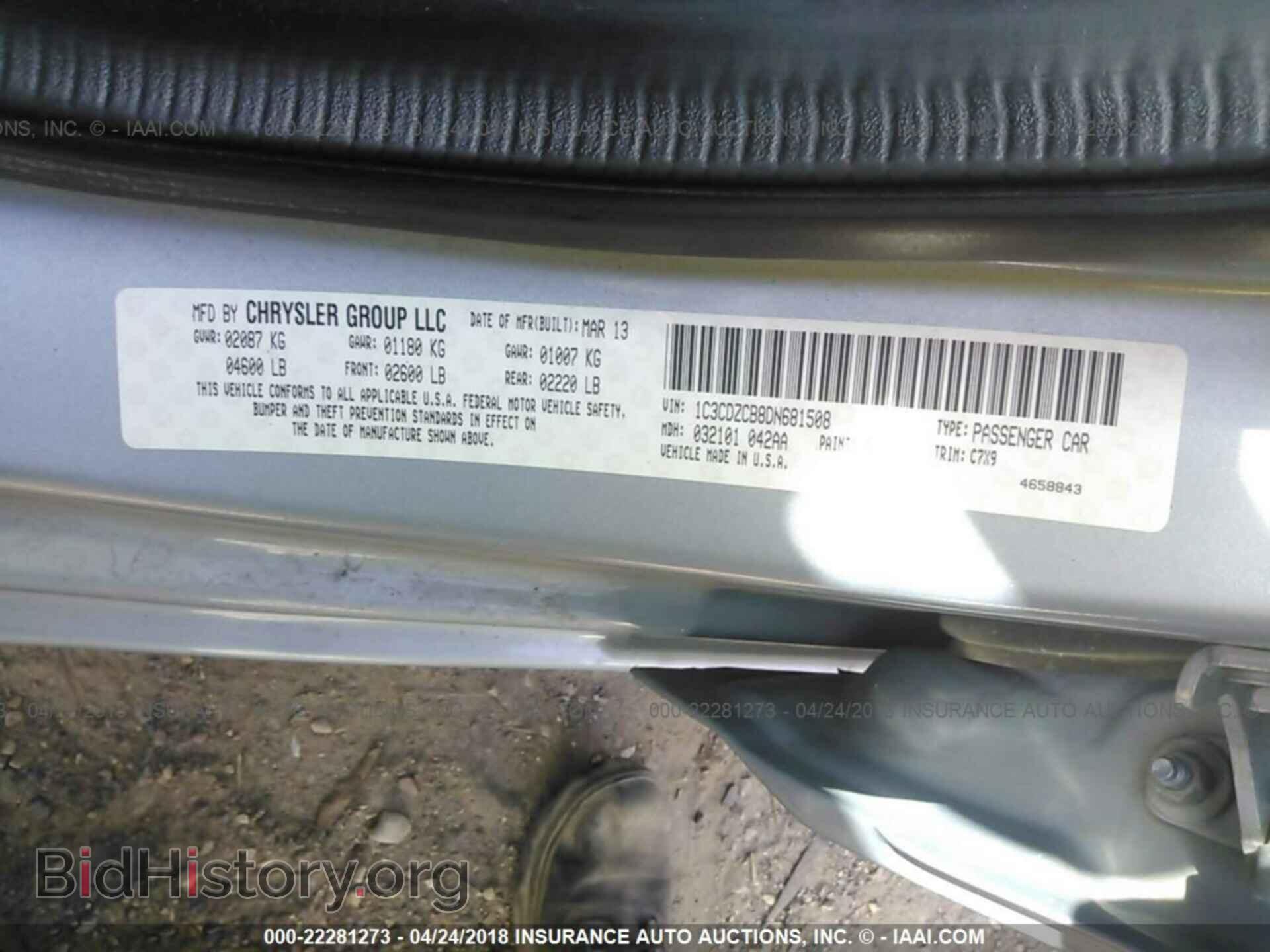 2013 Dodge Avenger - VIN: 1C3CDZCB8DN681508 - Photo 9