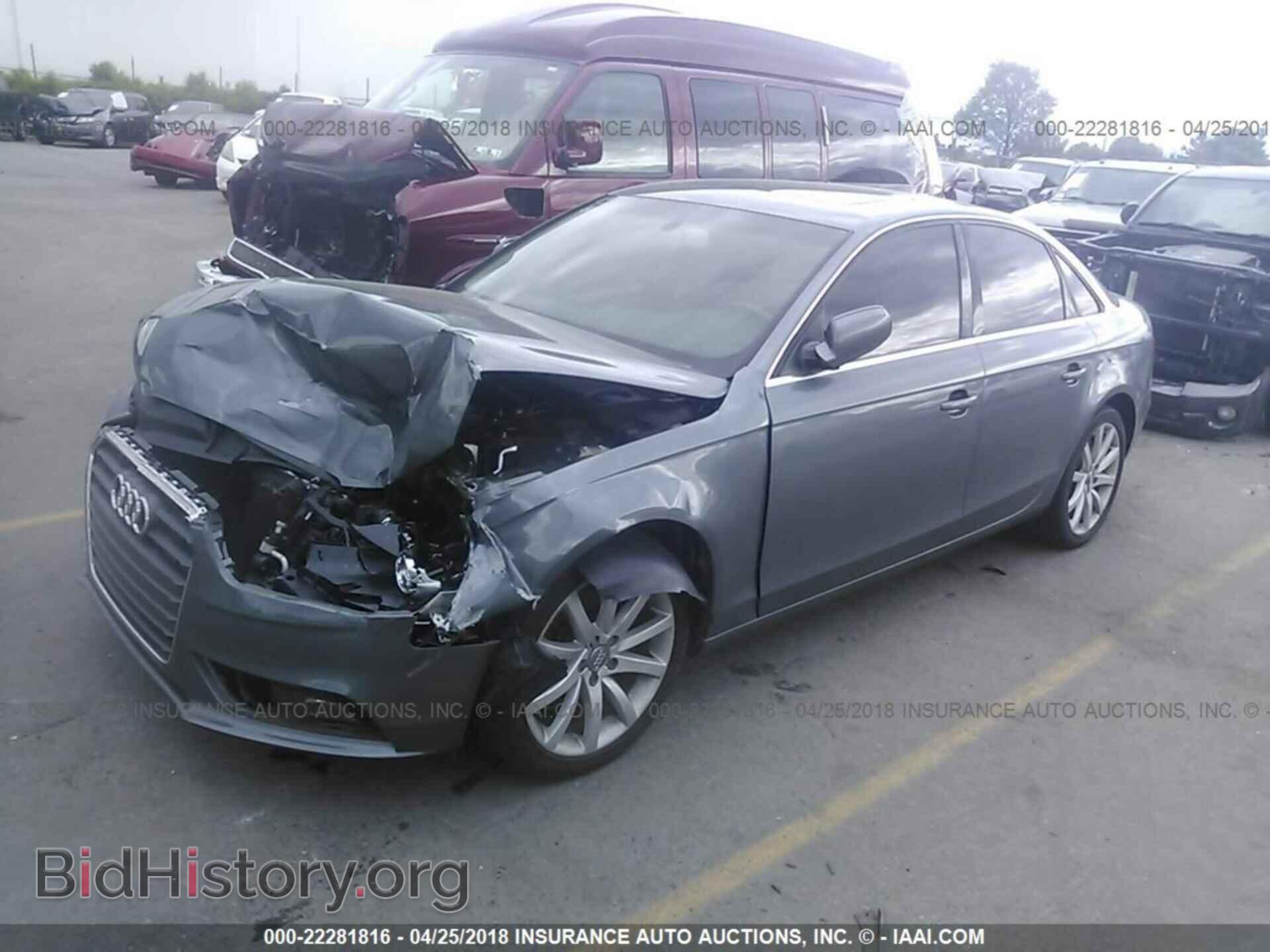 2013 Audi A4 - VIN: WAUEFAFL3DN035178 - Photo 2