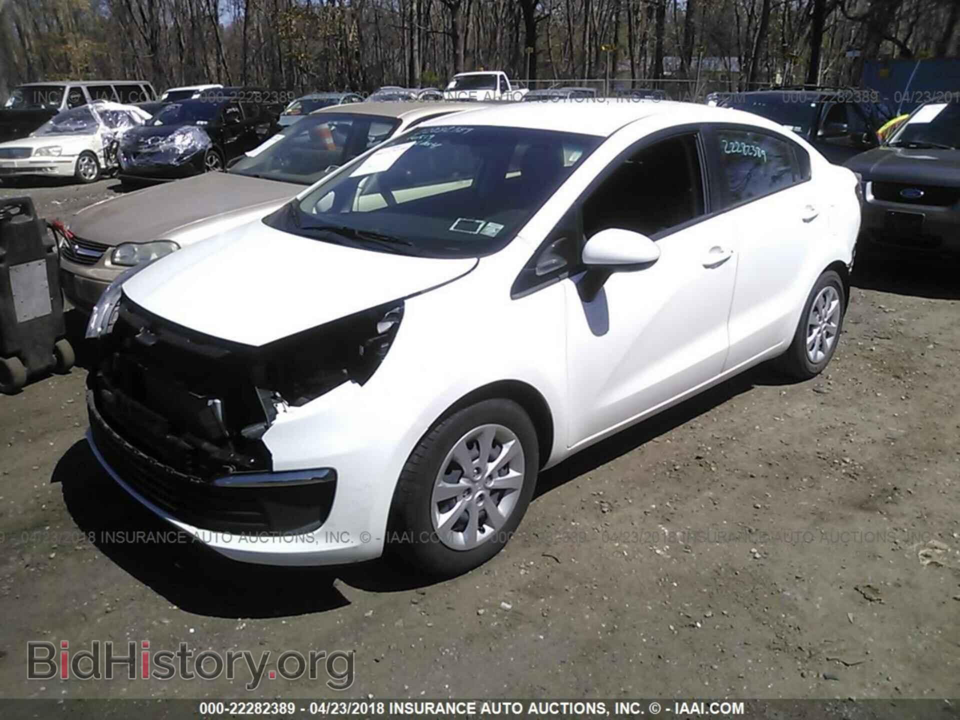 2016 Kia Rio - VIN: KNADM4A39G6545172 - Фото 2