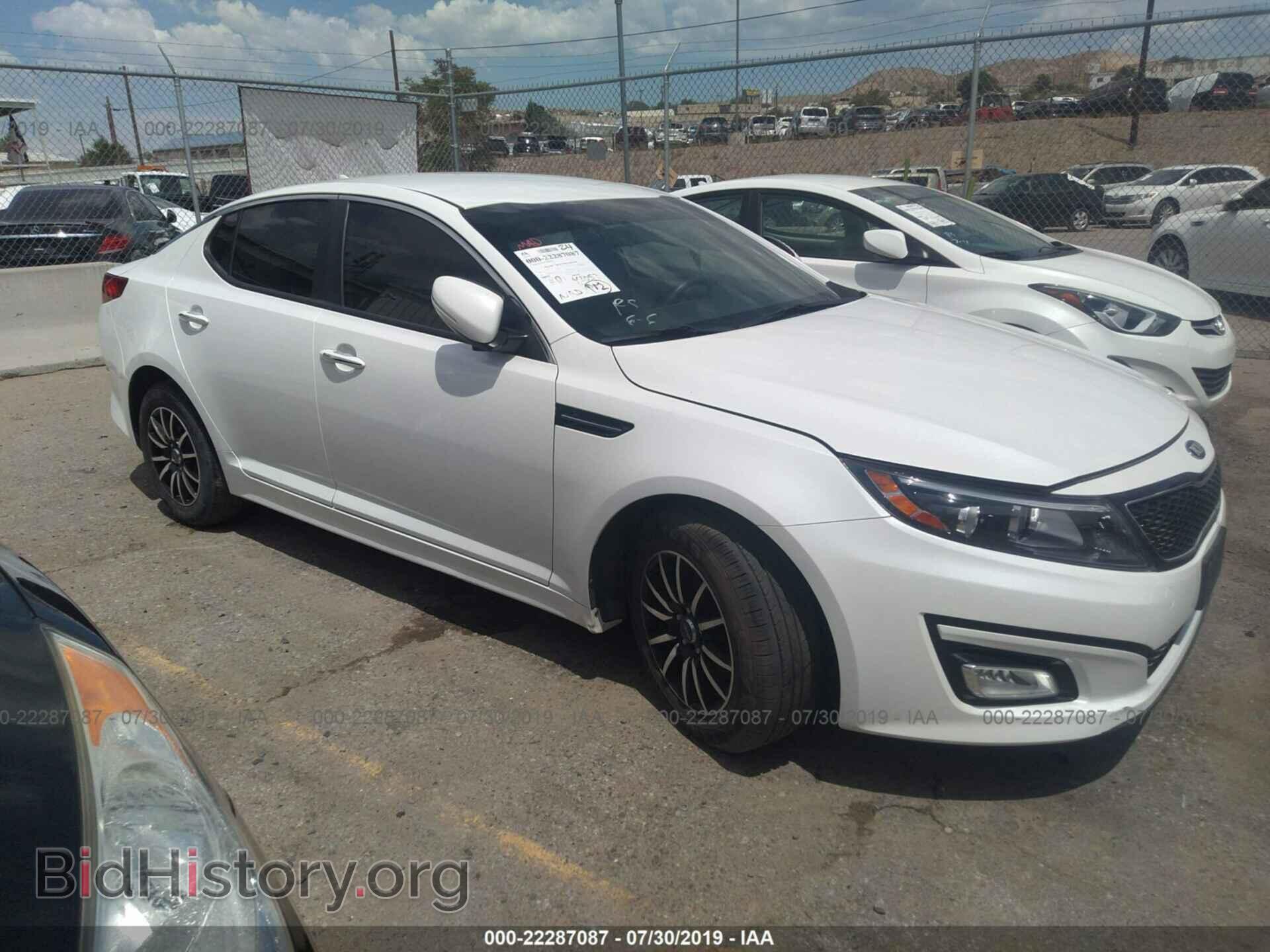 Фотография KNAGM4A75F5633348 - KIA OPTIMA 2015