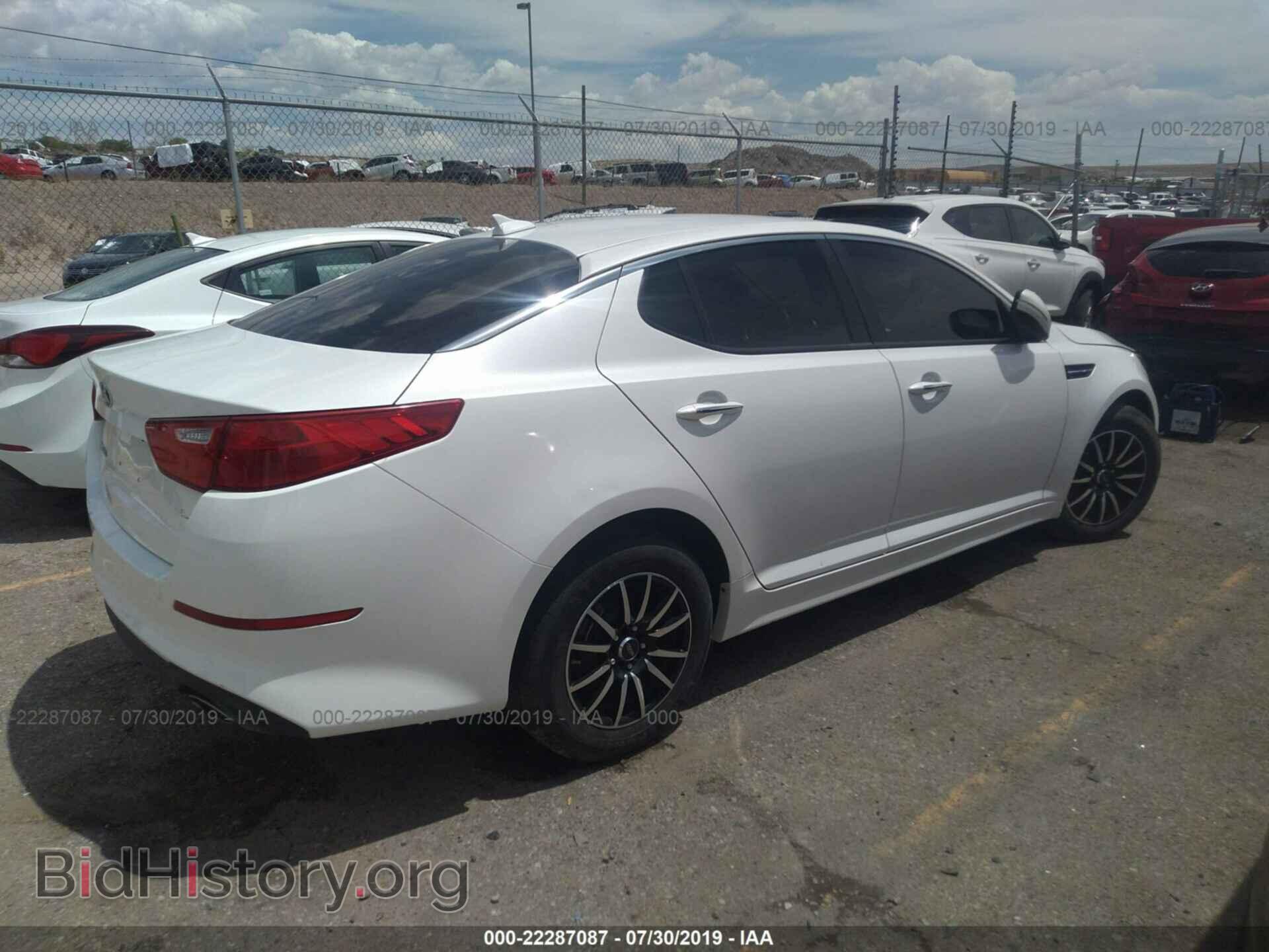 2015 KIA OPTIMA - VIN: KNAGM4A75F5633348 - Фото 4