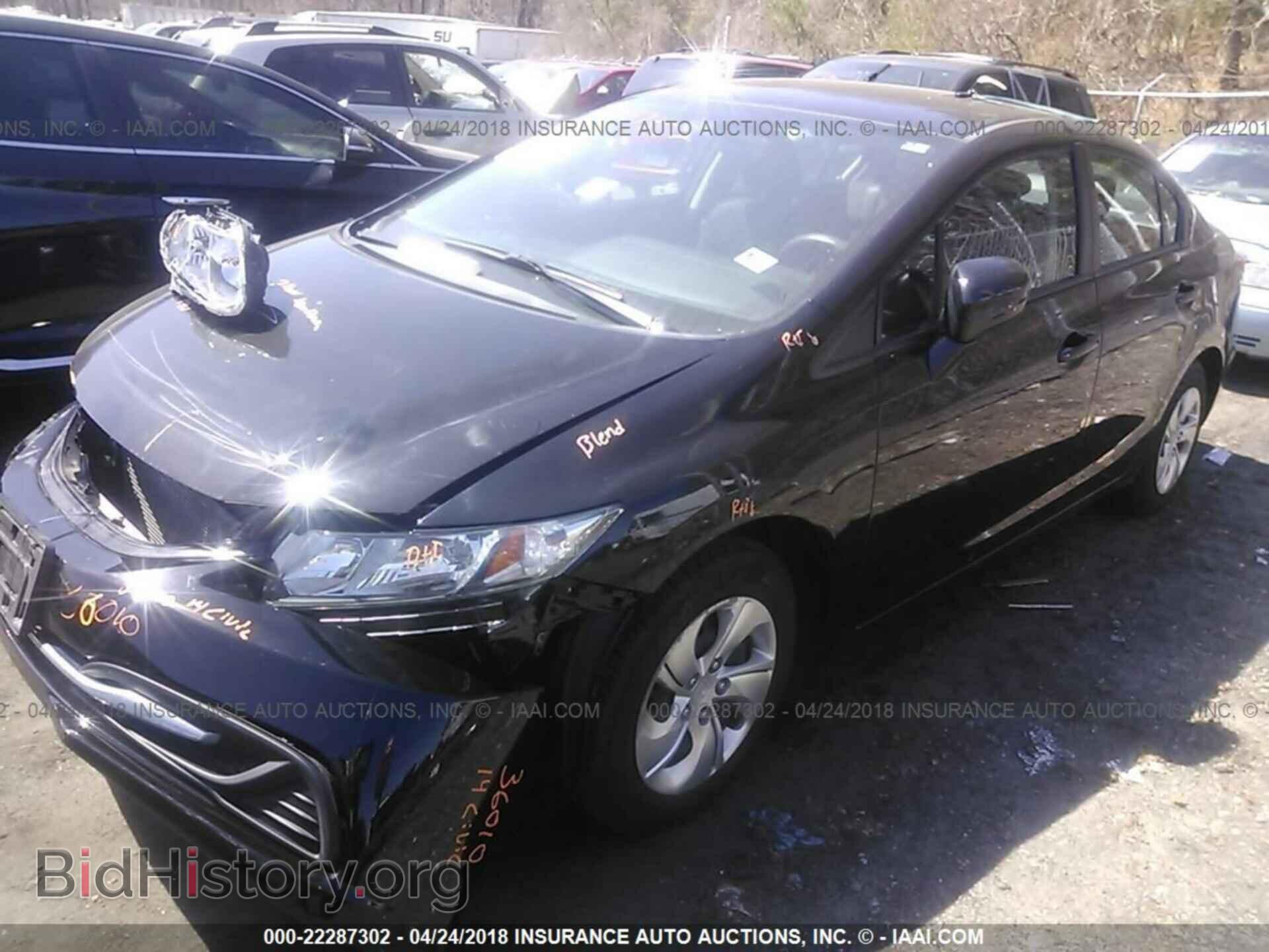 2014 Honda Civic - VIN: 2HGFB2F56EH529248 - Фото 2