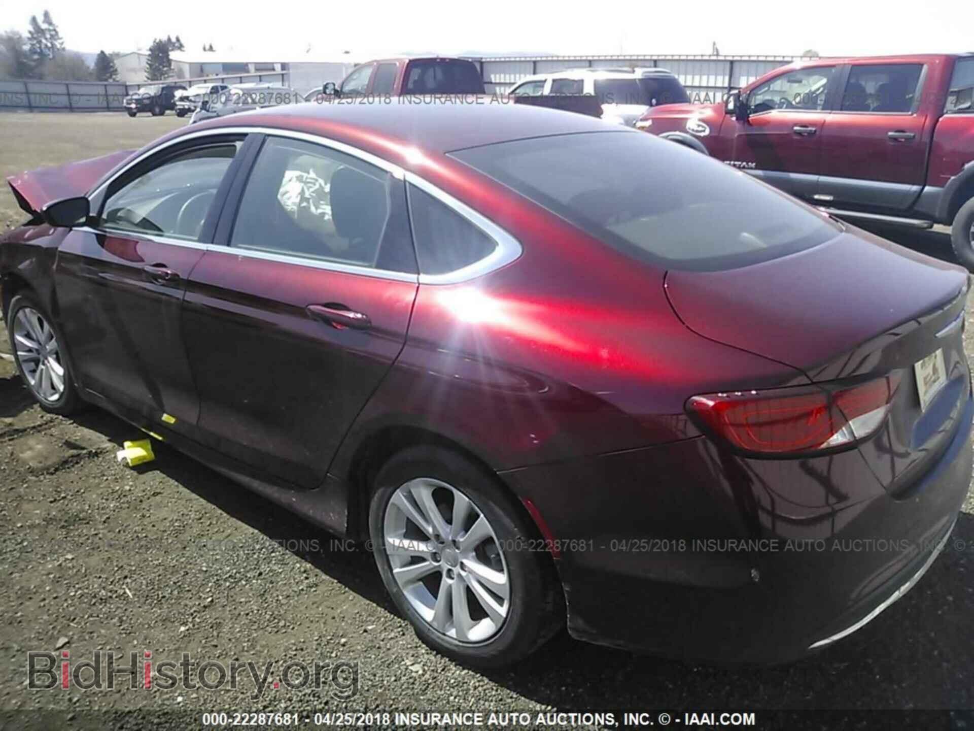 2015 Chrysler 200 - VIN: 1C3CCCAB9FN630850 - Фото 3