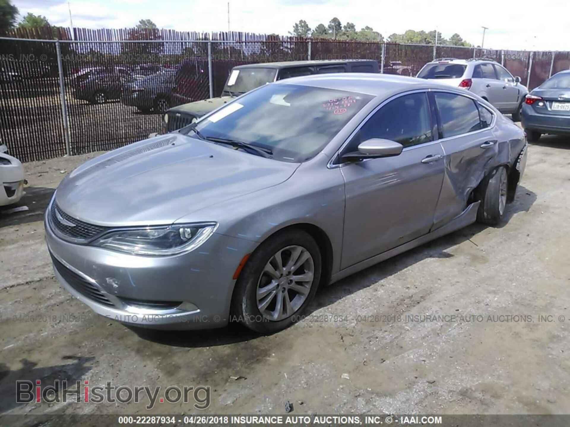 2015 Chrysler 200 - VIN: 1C3CCCAB8FN546583 - Photo 2