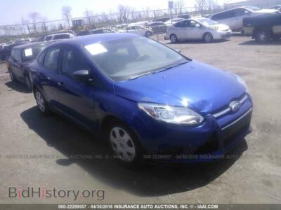 2012 Ford FOCUS, blue — VIN 1FAHP3E29CL319562, IAAI