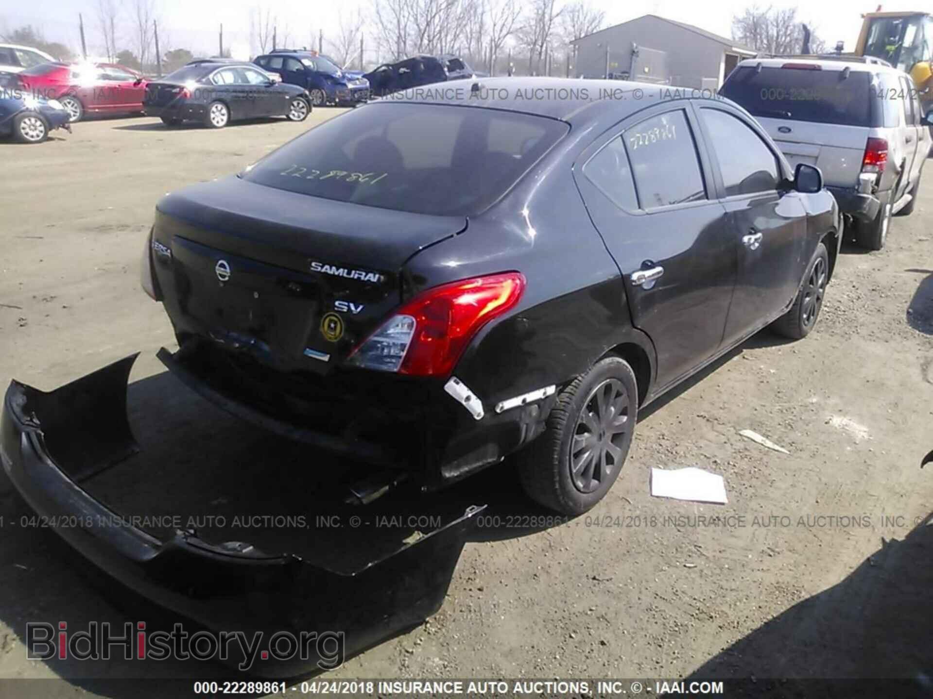 2012 Nissan Versa - VIN: 3N1CN7AP8CL800090 - Фото 4