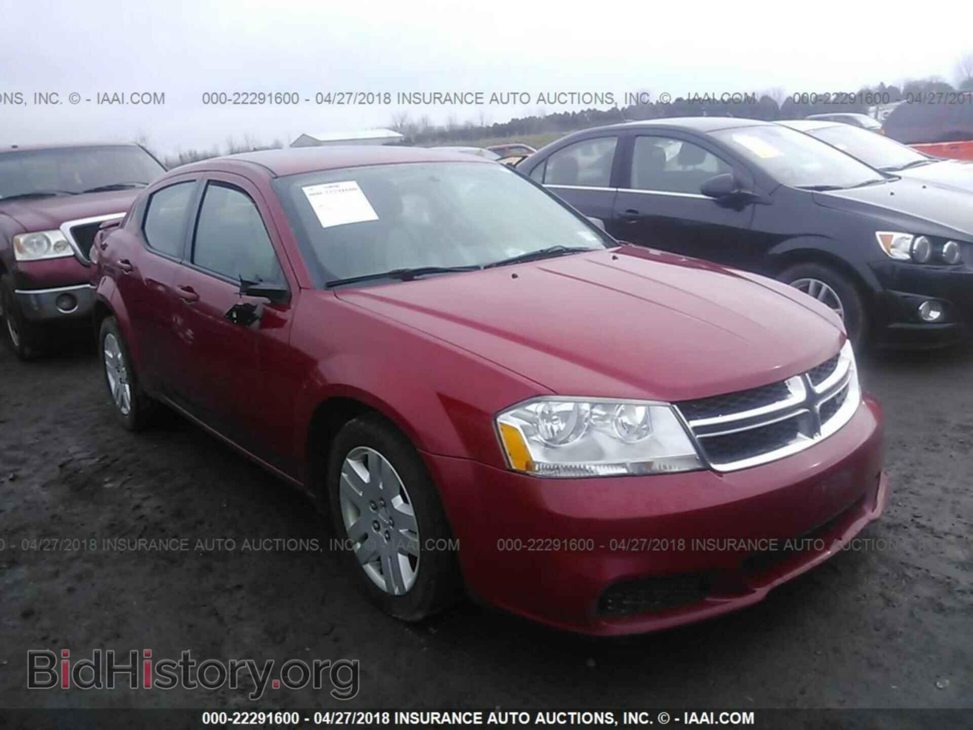 Photo 1C3CDZAB2CN294163 - Dodge Avenger 2012