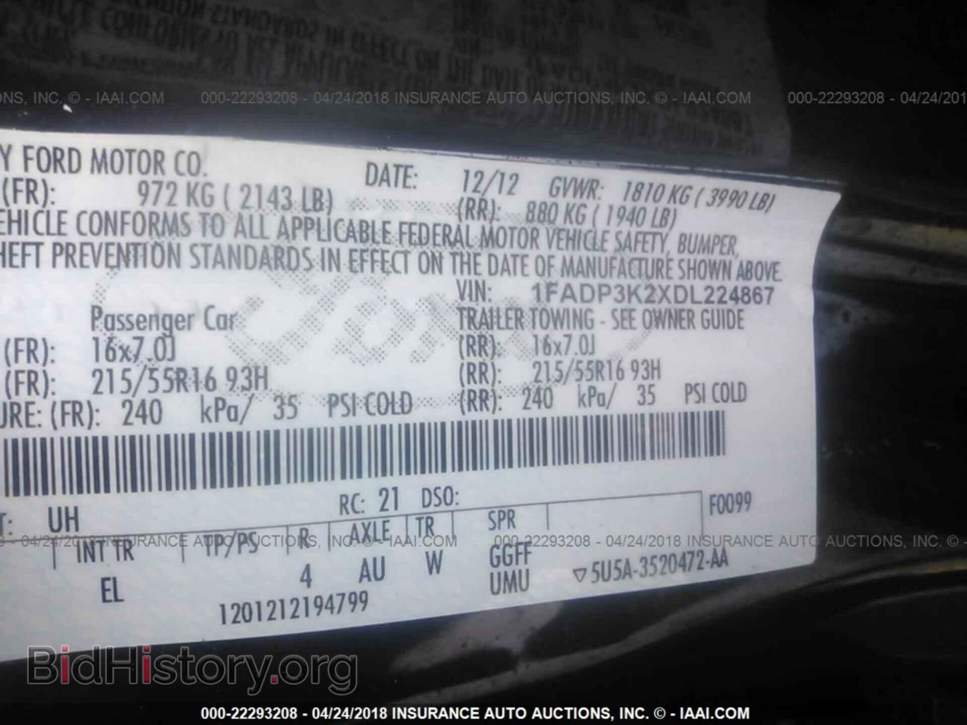 2013 Ford Focus - VIN: 1FADP3K2XDL224867 - Photo 9