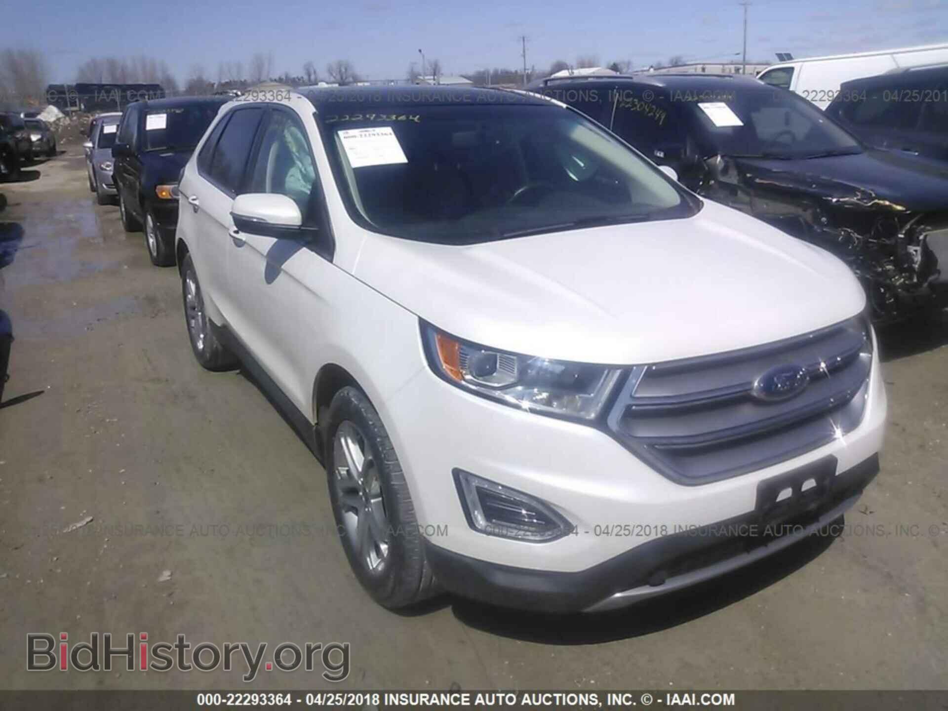 Фотография 2FMTK4K84FBB30268 - Ford Edge 2015