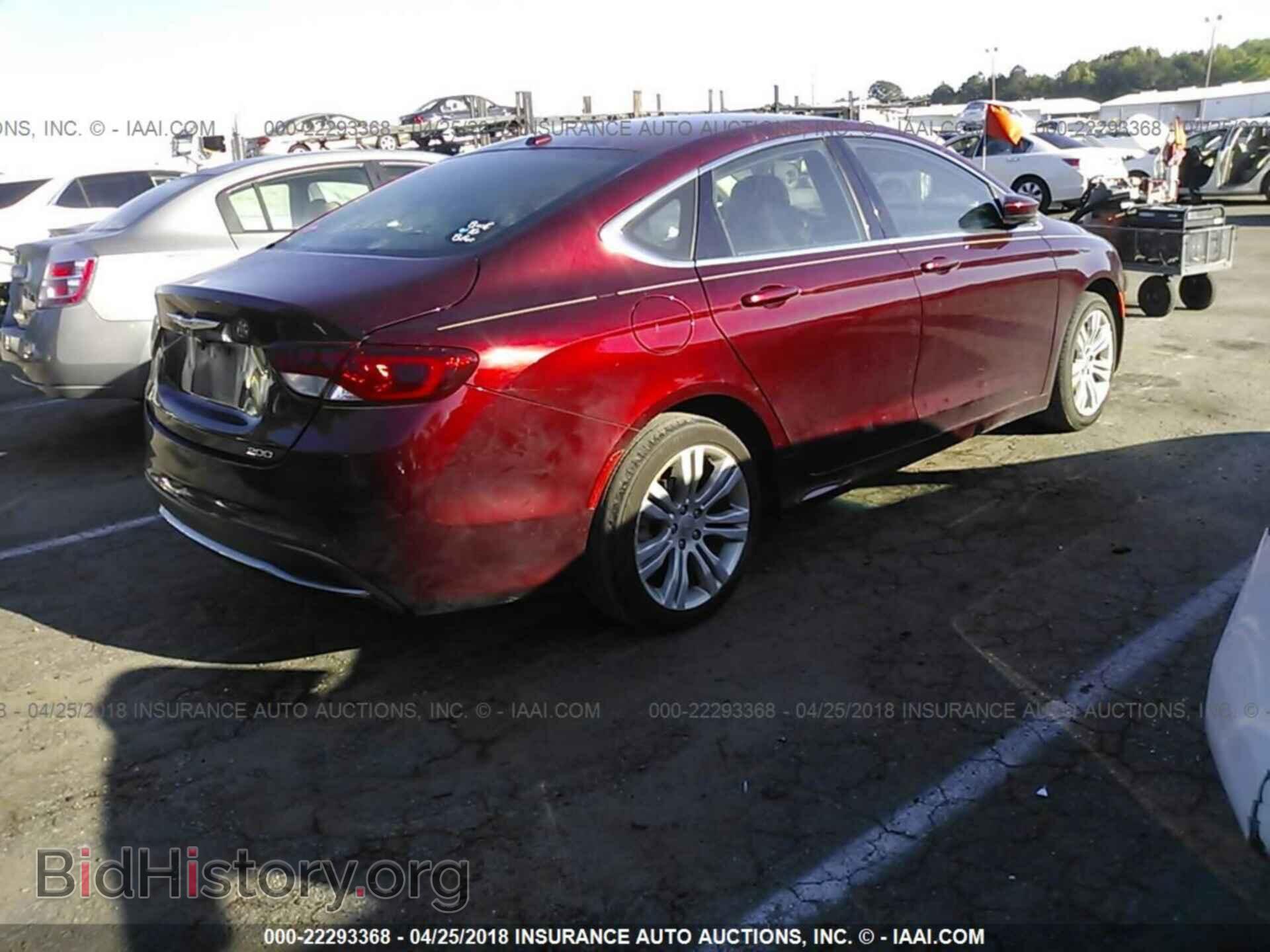 2015 Chrysler 200 - VIN: 1C3CCCAB7FN534909 - Photo 4