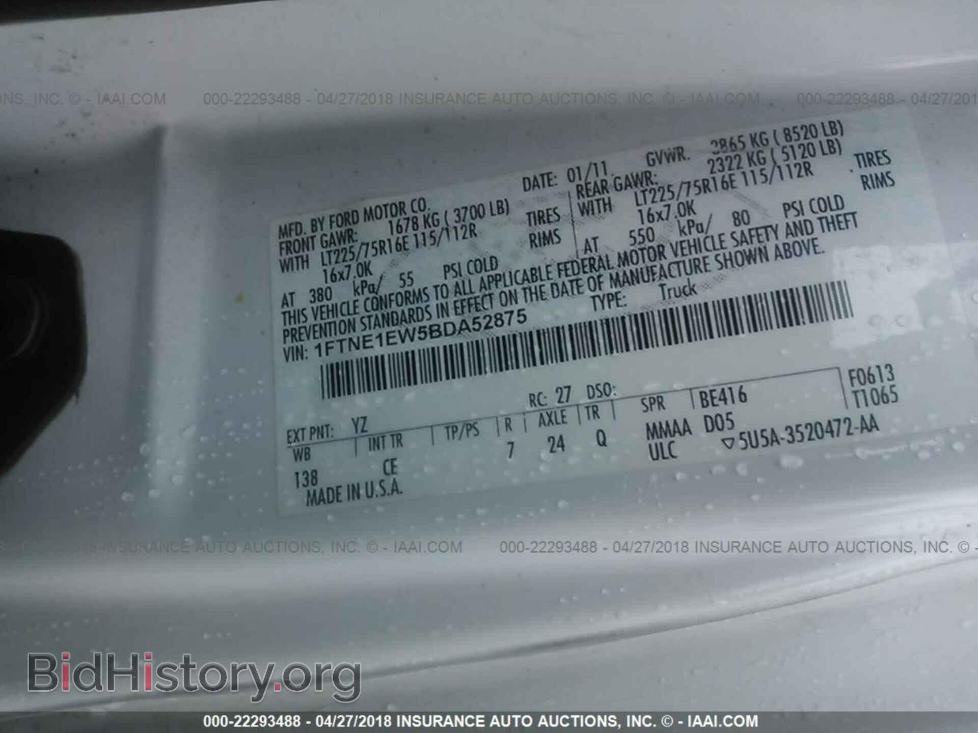 2011 Ford Econoline - VIN: 1FTNE1EW5BDA52875 - Photo 9