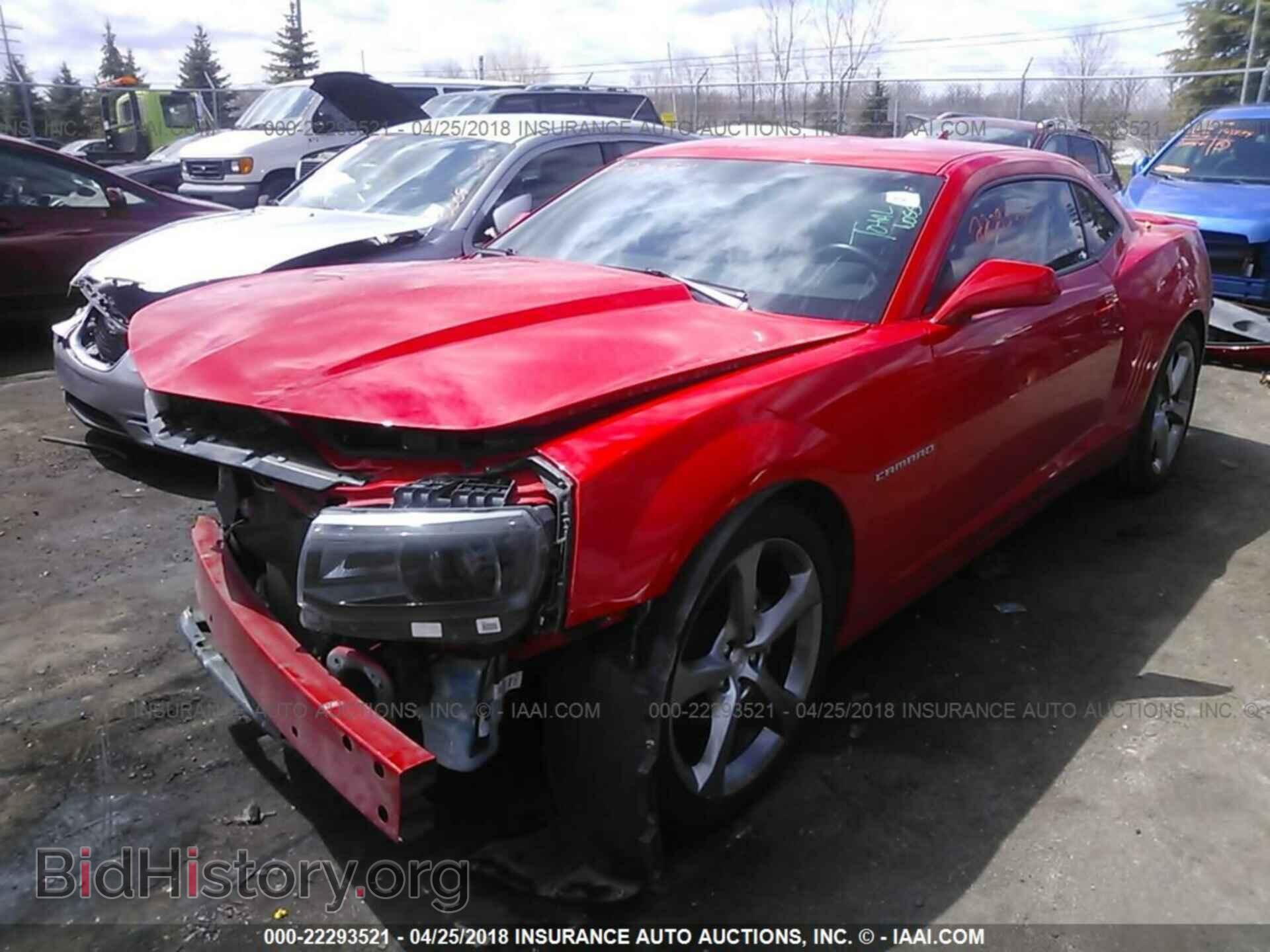 2014 Chevrolet Camaro - VIN: 2G1FB1E30E9275290 - Фото 2