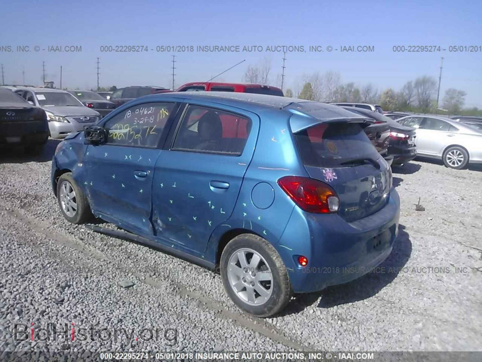 2014 Mitsubishi Mirage - VIN: ML32A3HJ2EH003546 - Фото 3