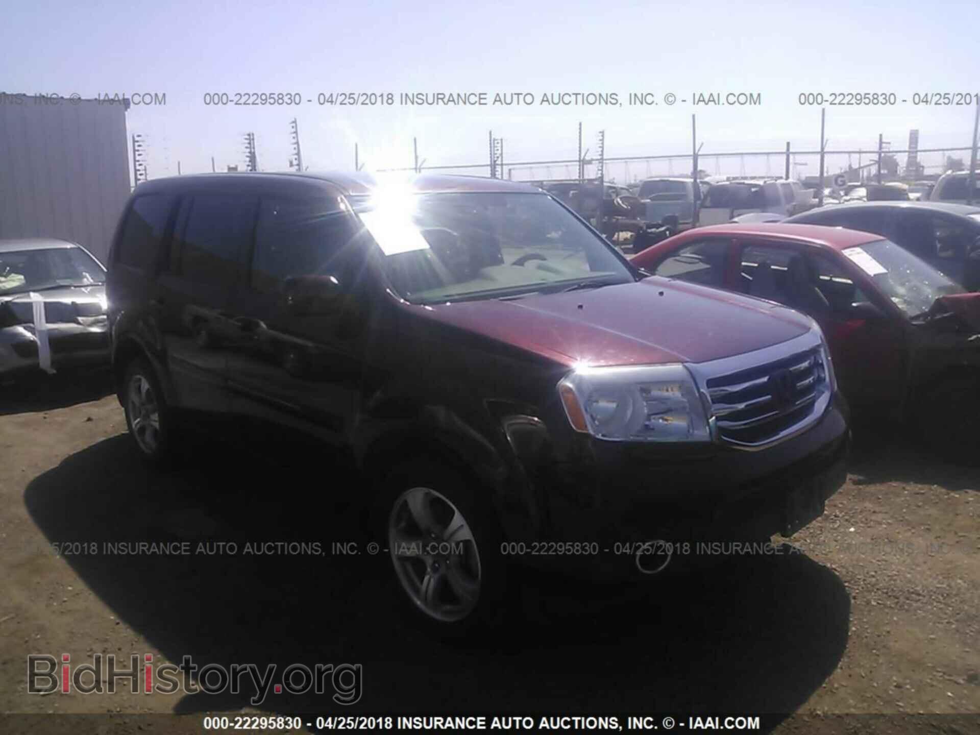 Фотография 5FNYF3H42EB018275 - Honda Pilot 2014