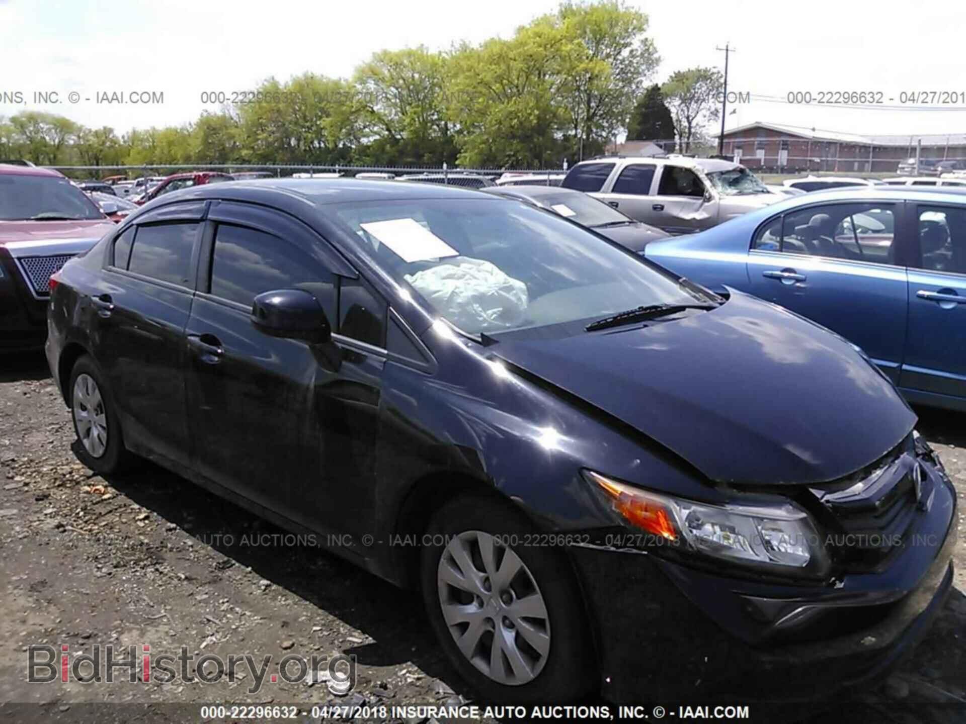 Фотография 2HGFB2F54CH334908 - HONDA CIVIC 2012