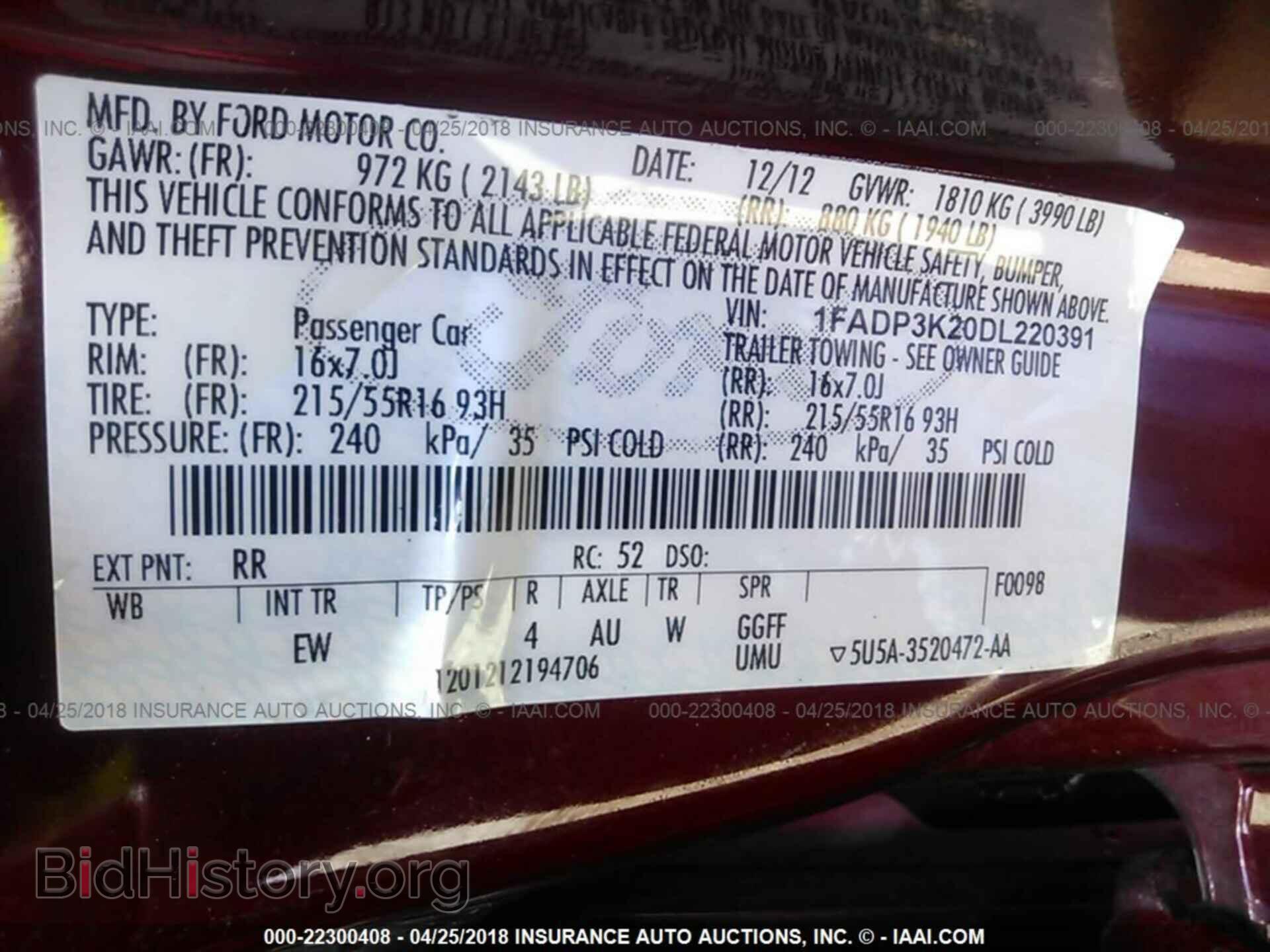 2013 Ford Focus - VIN: 1FADP3K20DL220391 - Photo 9