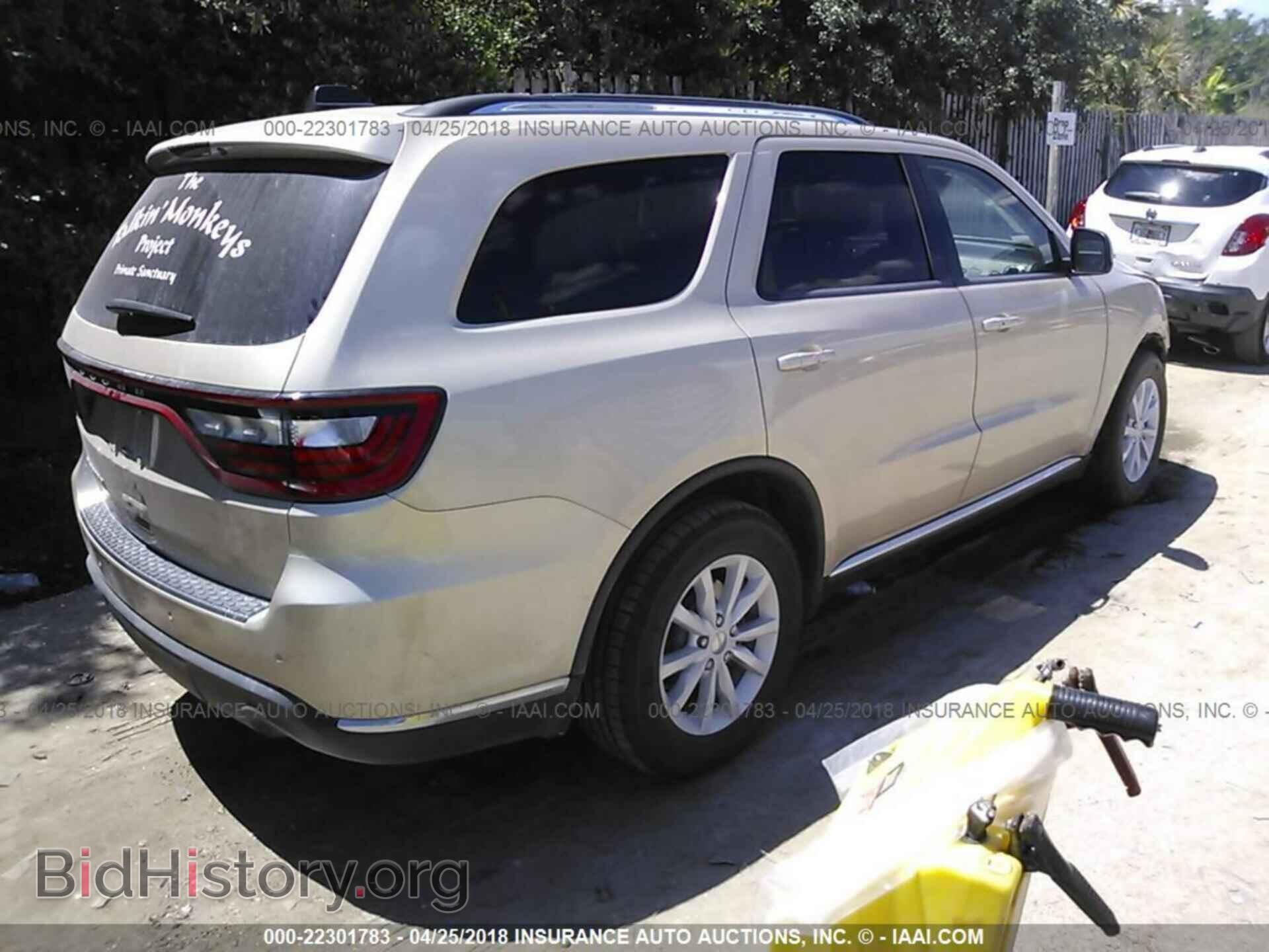 2014 Dodge Durango - VIN: 1C4RDHAGXEC503210 - Фото 4