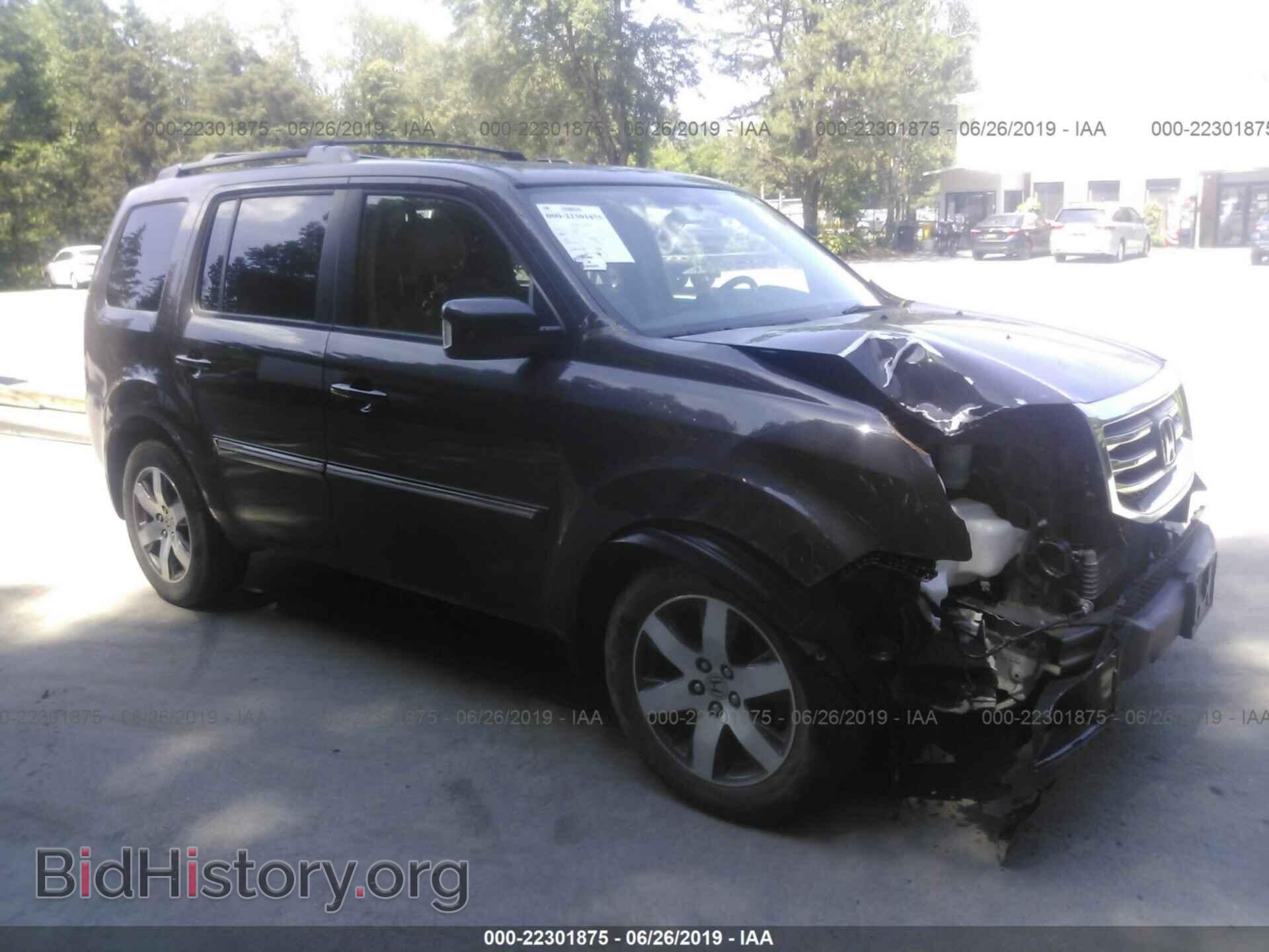Фотография 5FNYF4H92DB030166 - HONDA PILOT 2013