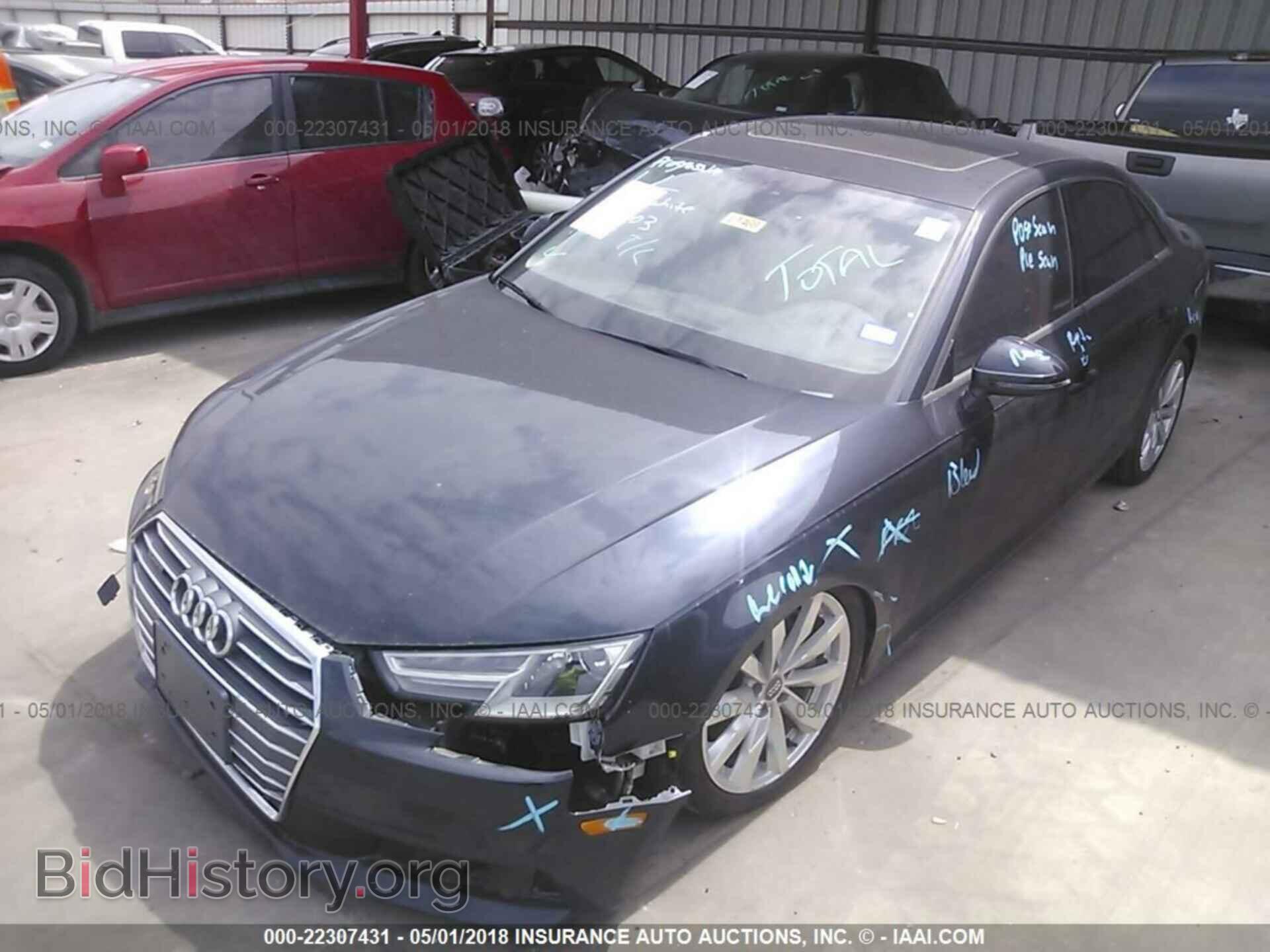 2017 Audi A4 - VIN: WAUANAF46HN054226 - Photo 2