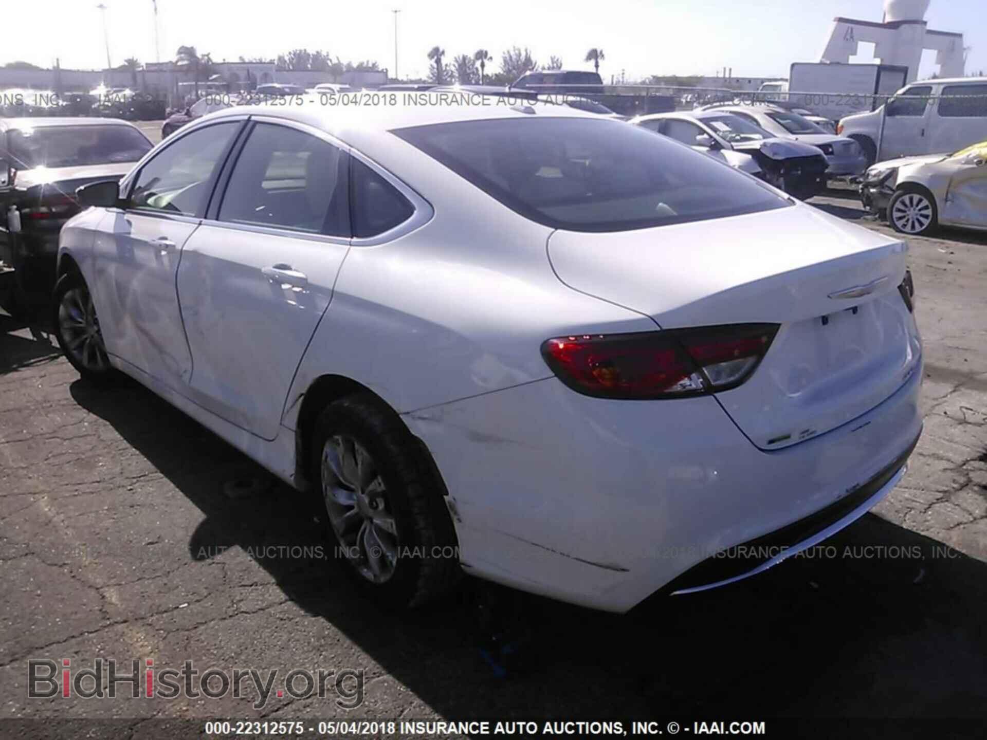 2015 Chrysler 200 - VIN: 1C3CCCCB5FN607076 - Photo 3