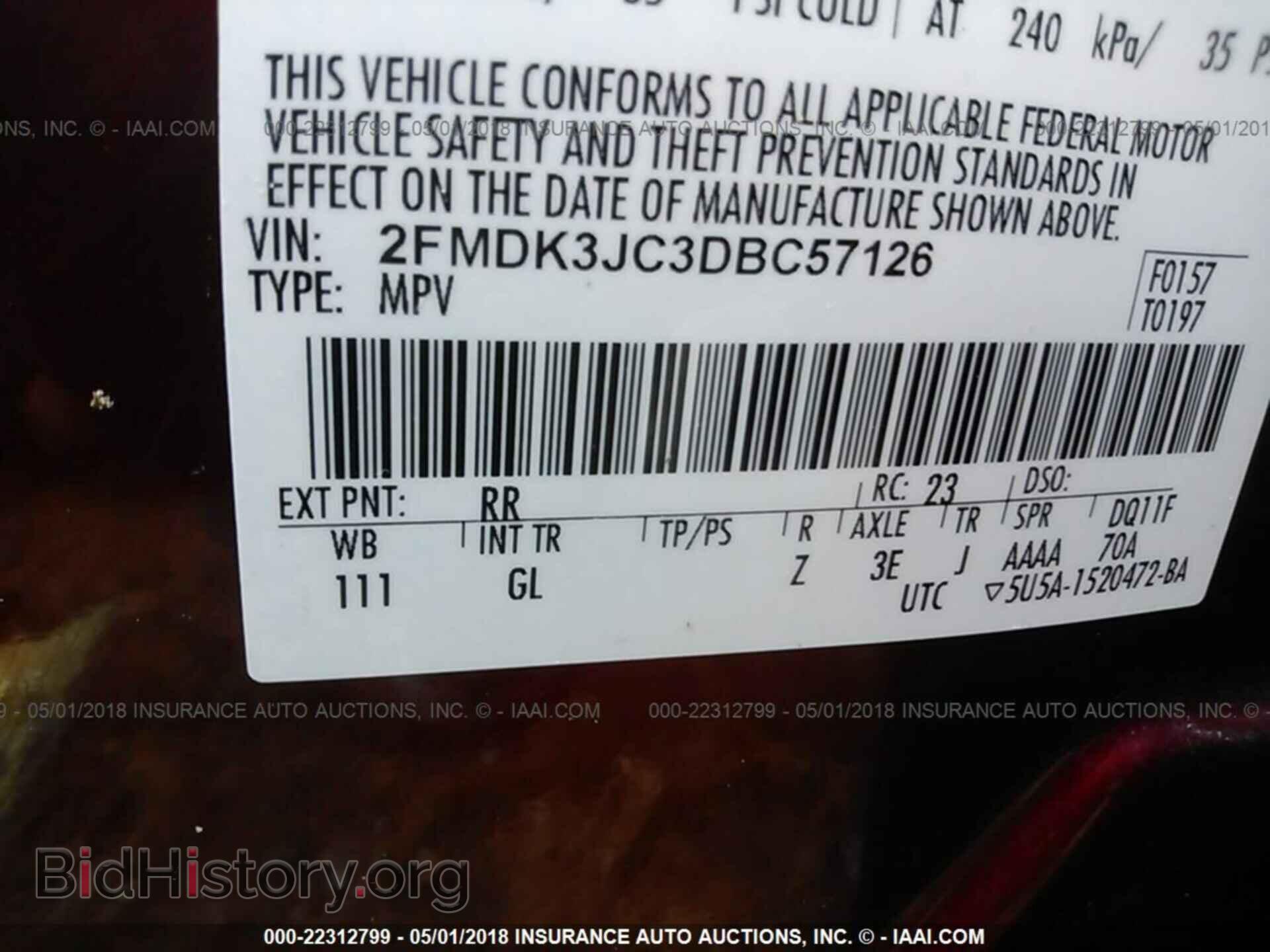 2013 Ford Edge - VIN: 2FMDK3JC3DBC57126 - Photo 9