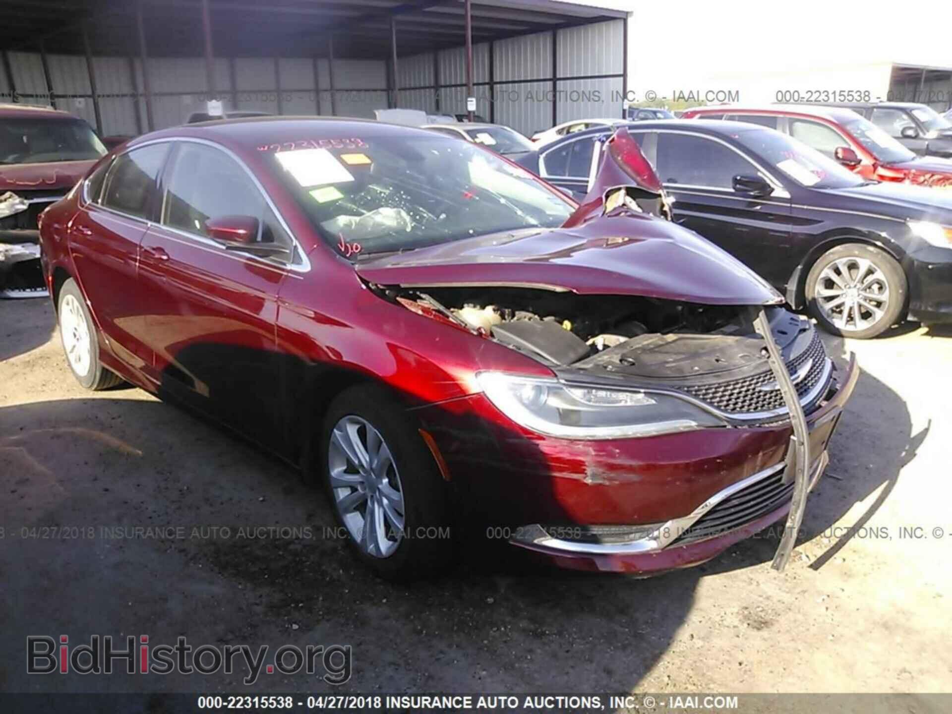 Photo 1C3CCCAB7FN607003 - Chrysler 200 2015