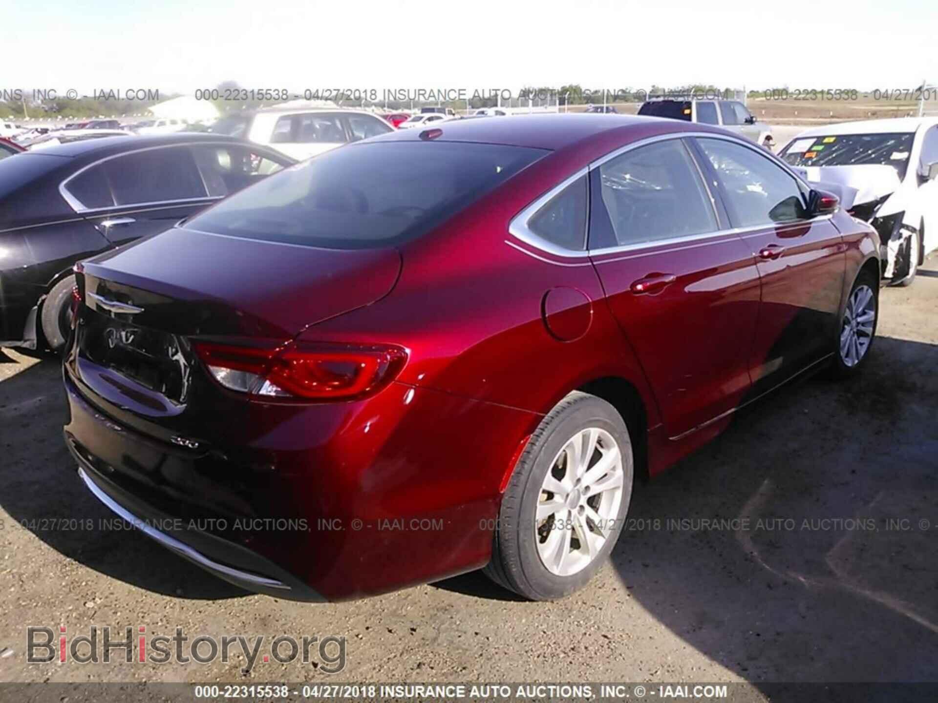 2015 Chrysler 200 - VIN: 1C3CCCAB7FN607003 - Photo 4