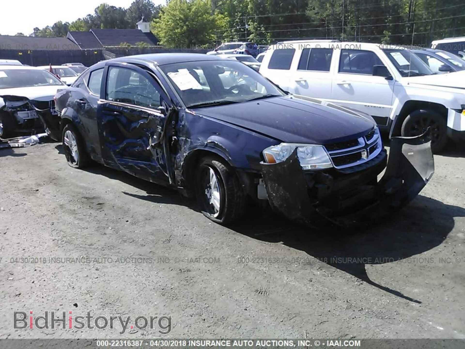 Photo 1C3CDZAB2CN165632 - Dodge Avenger 2012