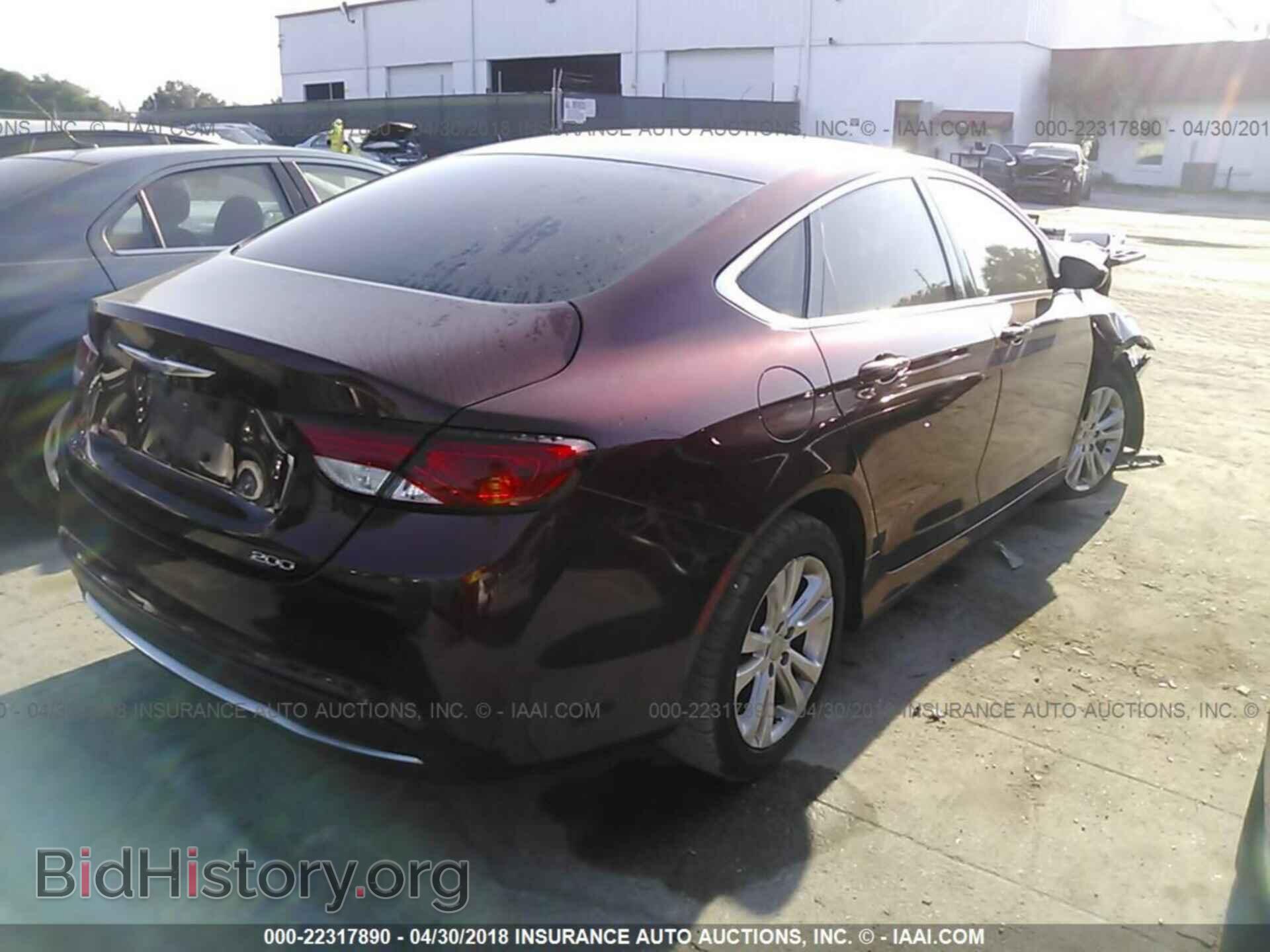 2015 Chrysler 200 - VIN: 1C3CCCAB3FN521025 - Фото 4