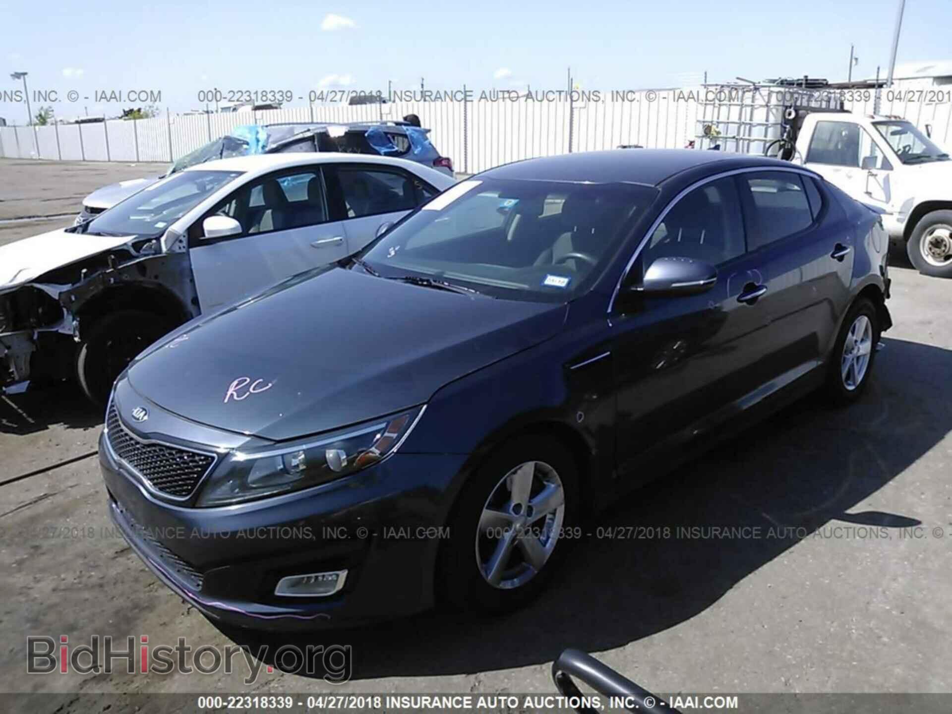 2015 Kia Optima - VIN: KNAGM4A7XF5574538 - Фото 2