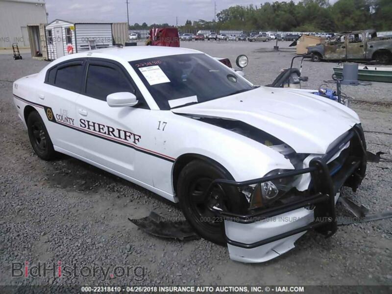 2014 Dodge CHARGER (VIN 2C3CDXAT9EH367747) — фото 1 из 10, IAAI, повреждение: передняя часть