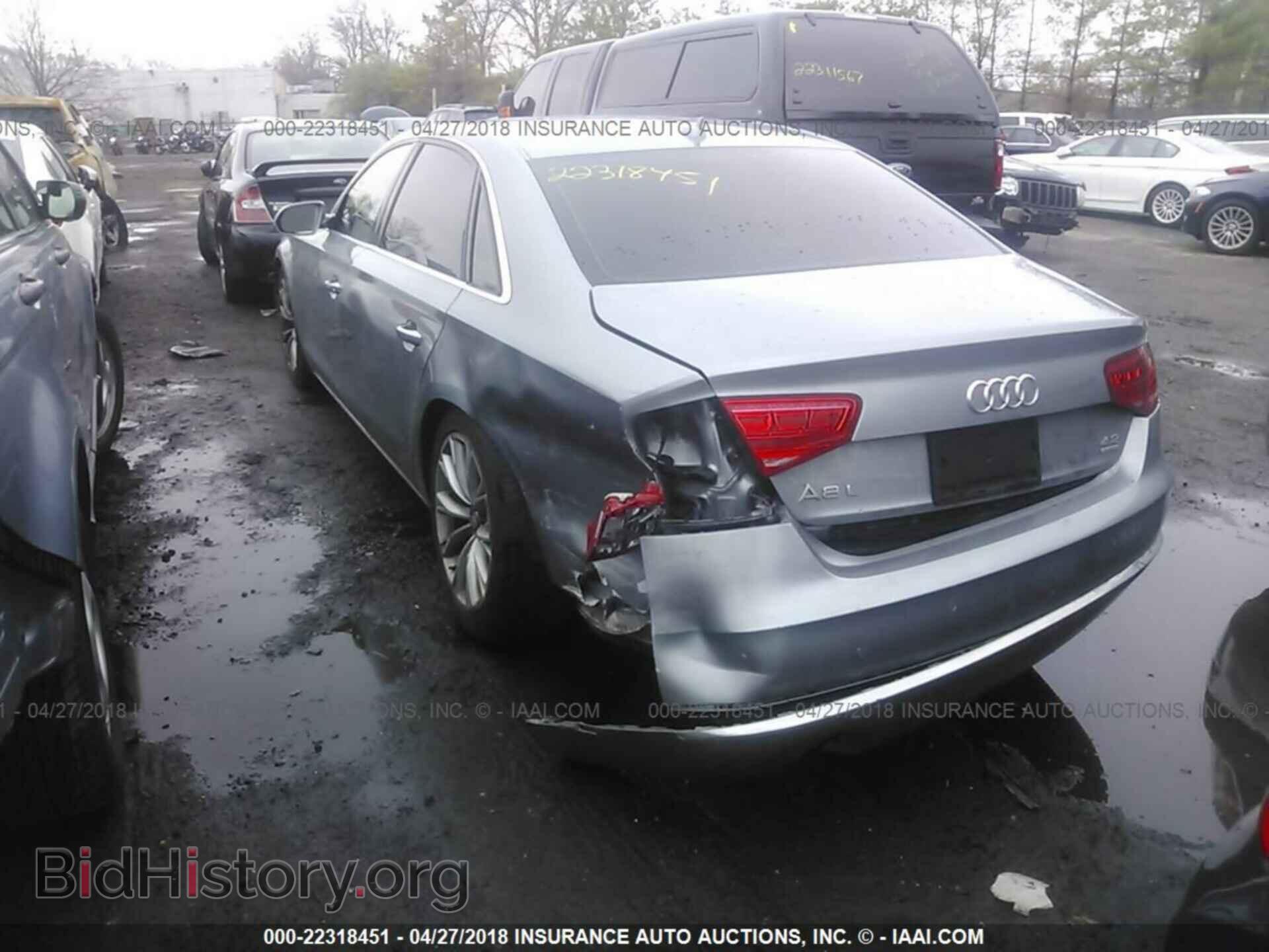 2012 Audi A8 - VIN: WAURVAFD4CN014786 - Фото 3