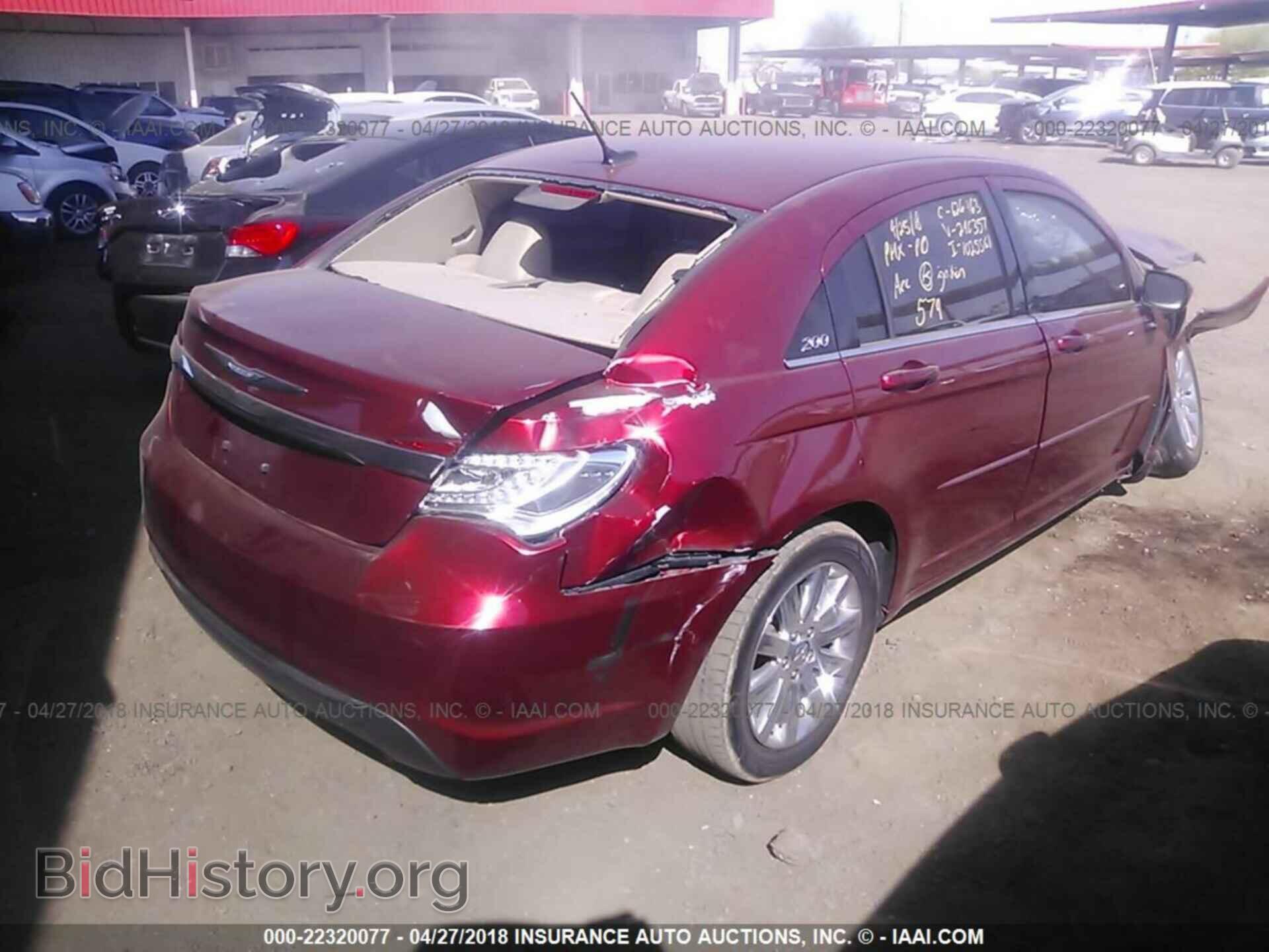 2012 Chrysler 200 - VIN: 1C3CCBBB5CN246357 - Photo 4