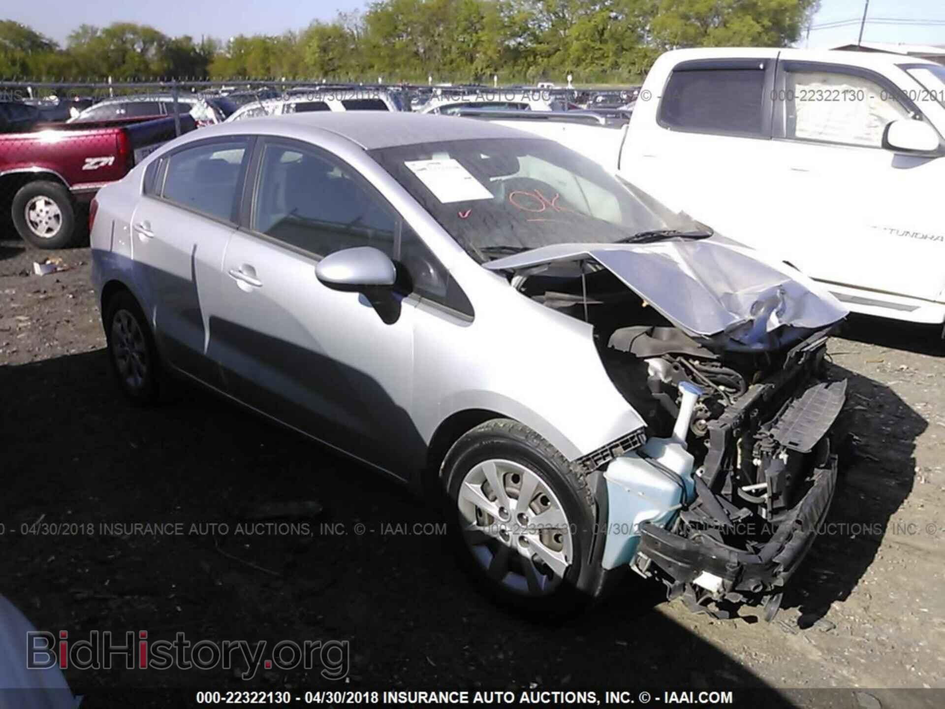 Фотография KNADM4A39D6284170 - Kia Rio 2013
