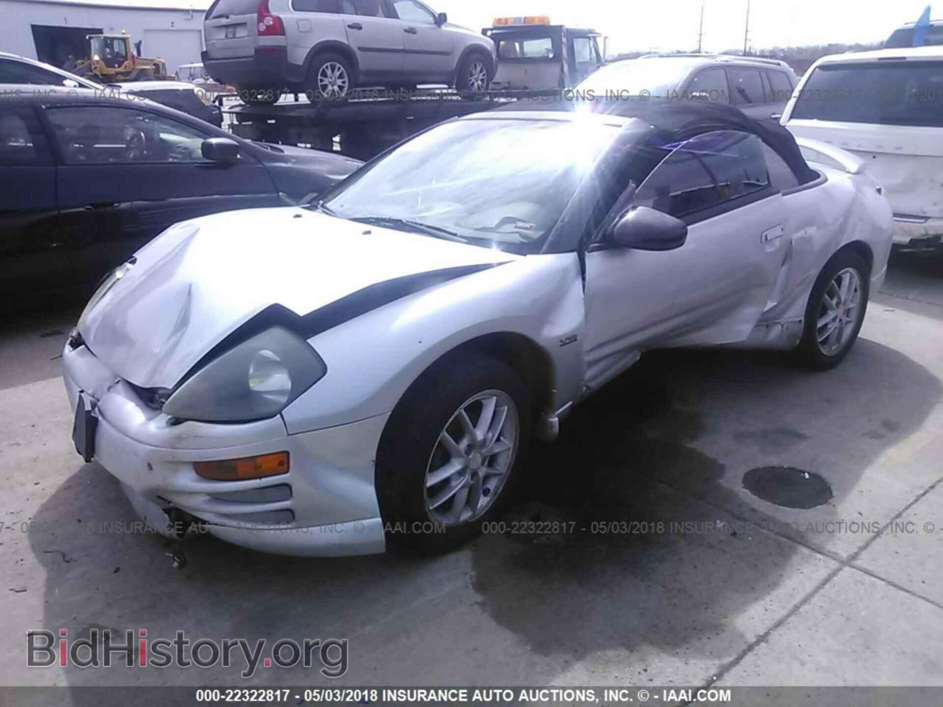 2001 MITSUBISHI ECLIPSE - VIN: 4A3AE55H11E004240 - Photo 2