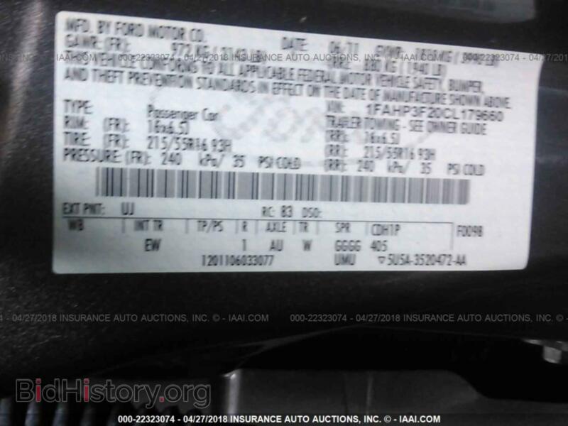 2012 Ford FOCUS (VIN 1FAHP3F20CL179660) — фото 9 из 10